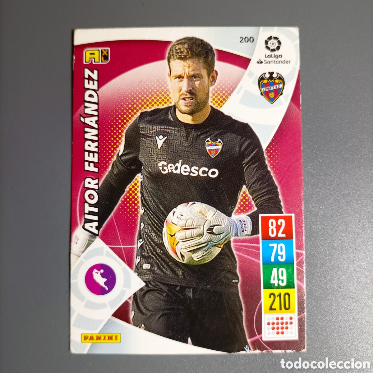 Cromos de f&uacute;tbol: ADRENALYN. LIGA 2021-2022 (LEVANTE) №200 AITOR FERN&Aacute;NDEZ