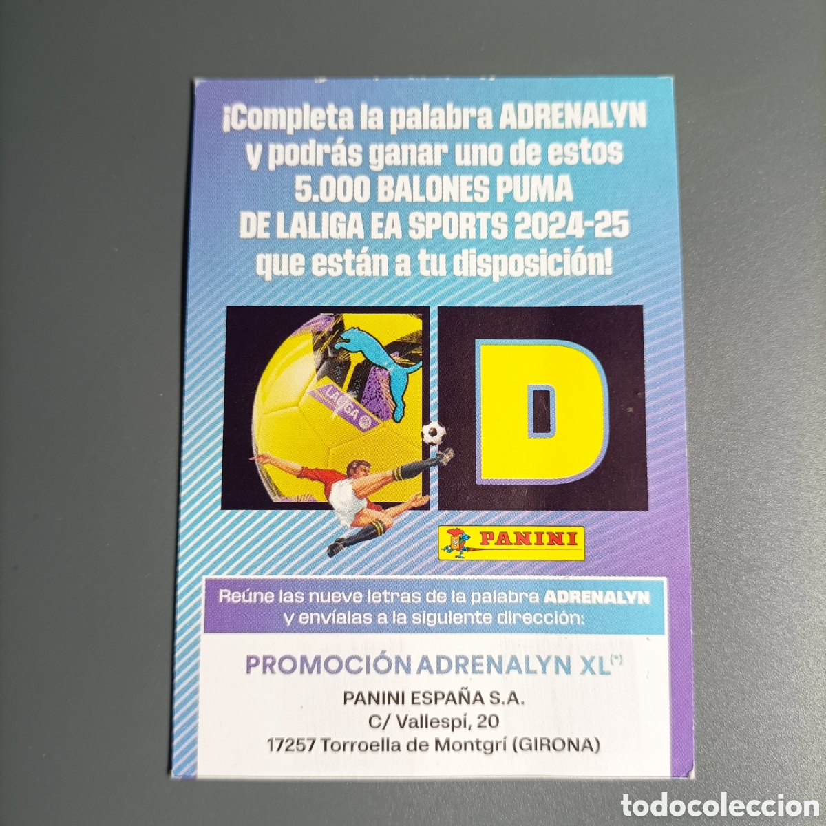 Cromos de f&uacute;tbol: ADRENALYN. LIGA 2024-2025 - LETRA D