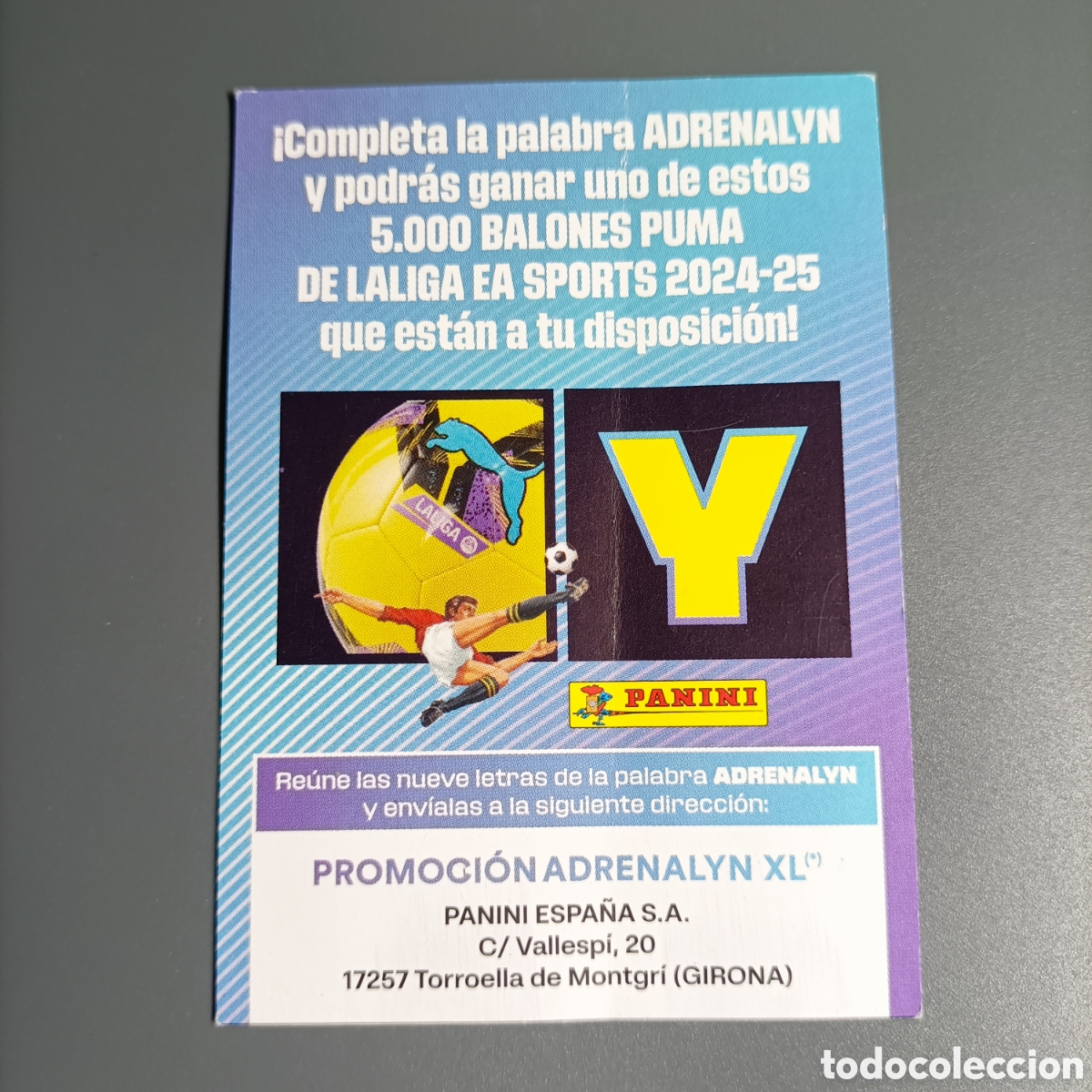 Cromos de f&uacute;tbol: ADRENALYN. LIGA 2024-2025 - LETRA Y