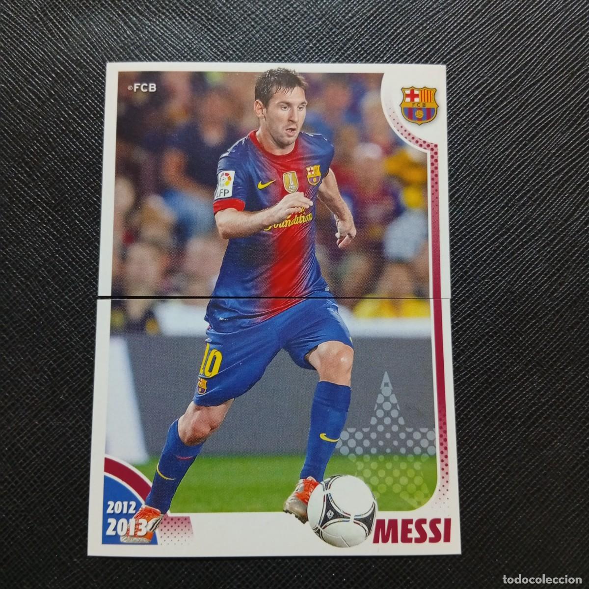 Cromos de f&uacute;tbol: 159 160 MESSI BARCELONA PANINI COLECCION OFICIAL 2013 2013 12 13 - SIN PEGAR - A152 PG136