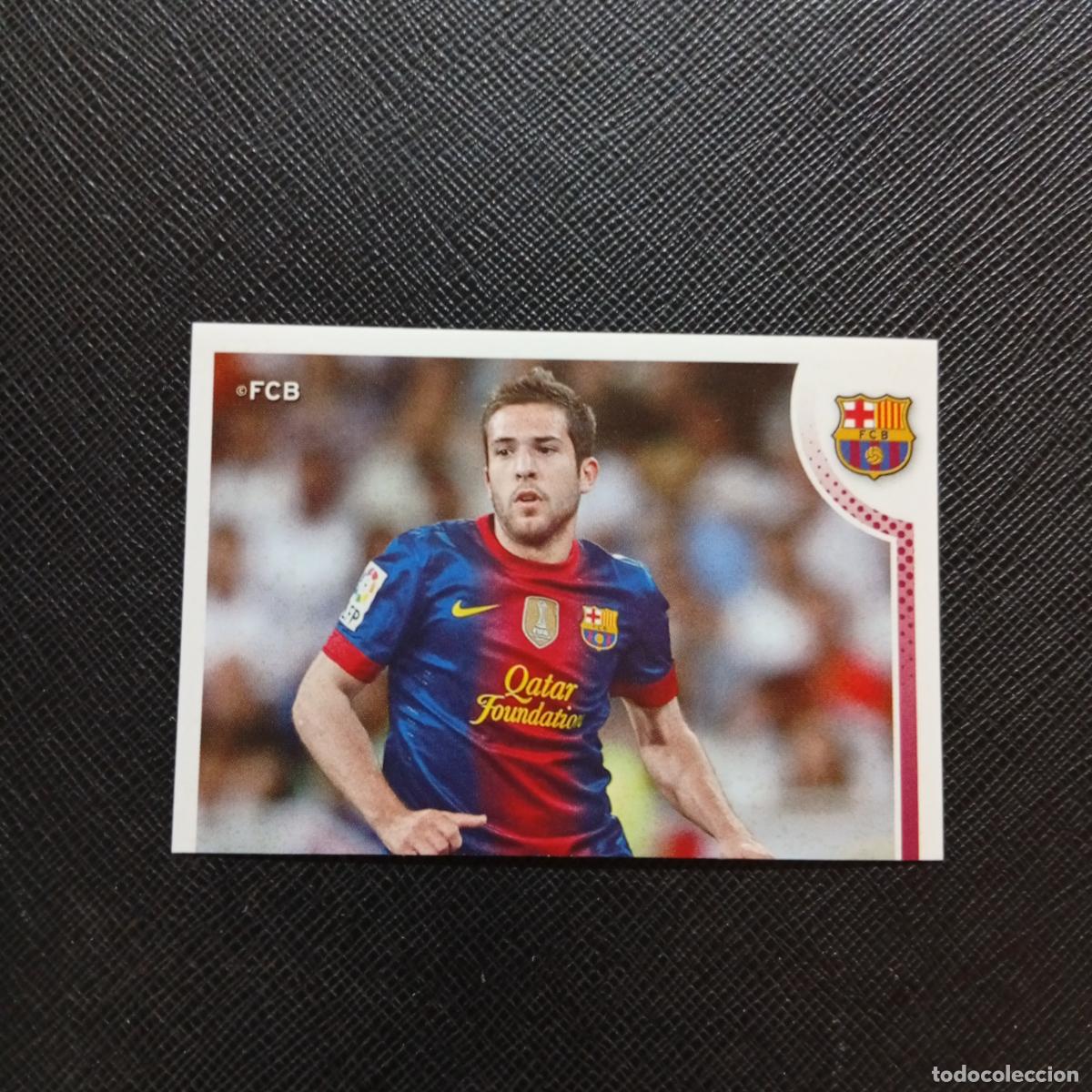 Cromos de f&uacute;tbol: 87 JORDI ALBA BARCELONA PANINI COLECCION OFICIAL 2013 2013 12 13 - SIN PEGAR - A152 PG136