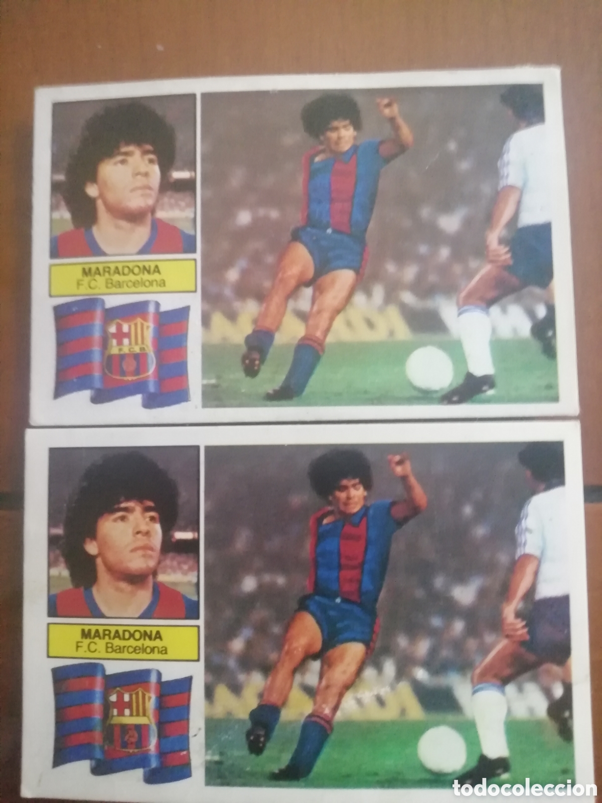 Cromos de f&uacute;tbol: Cromos maradona. Ediciones este 1983.