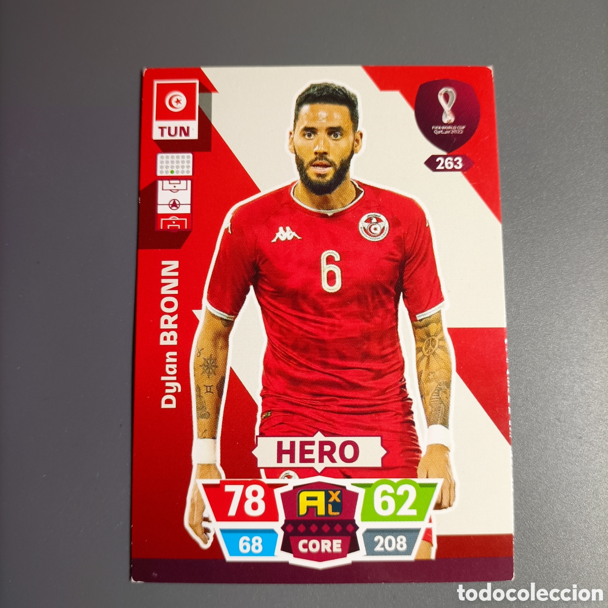 Cromos de f&uacute;tbol: ADRENALYN. FIFA WORLD CUP QATAR 2022. (TUN.) №263 BRONN
