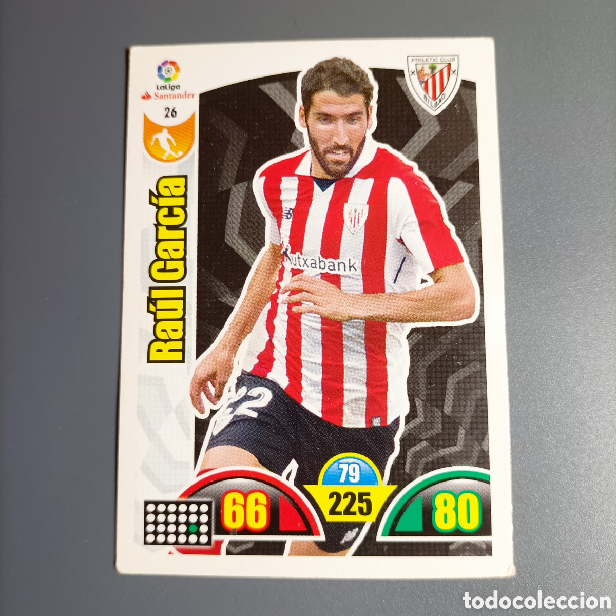 Cromos de f&uacute;tbol: ADRENALYN. LIGA 2017-2018 (ATHLETIC) №26 RAUL GARC&Iacute;A