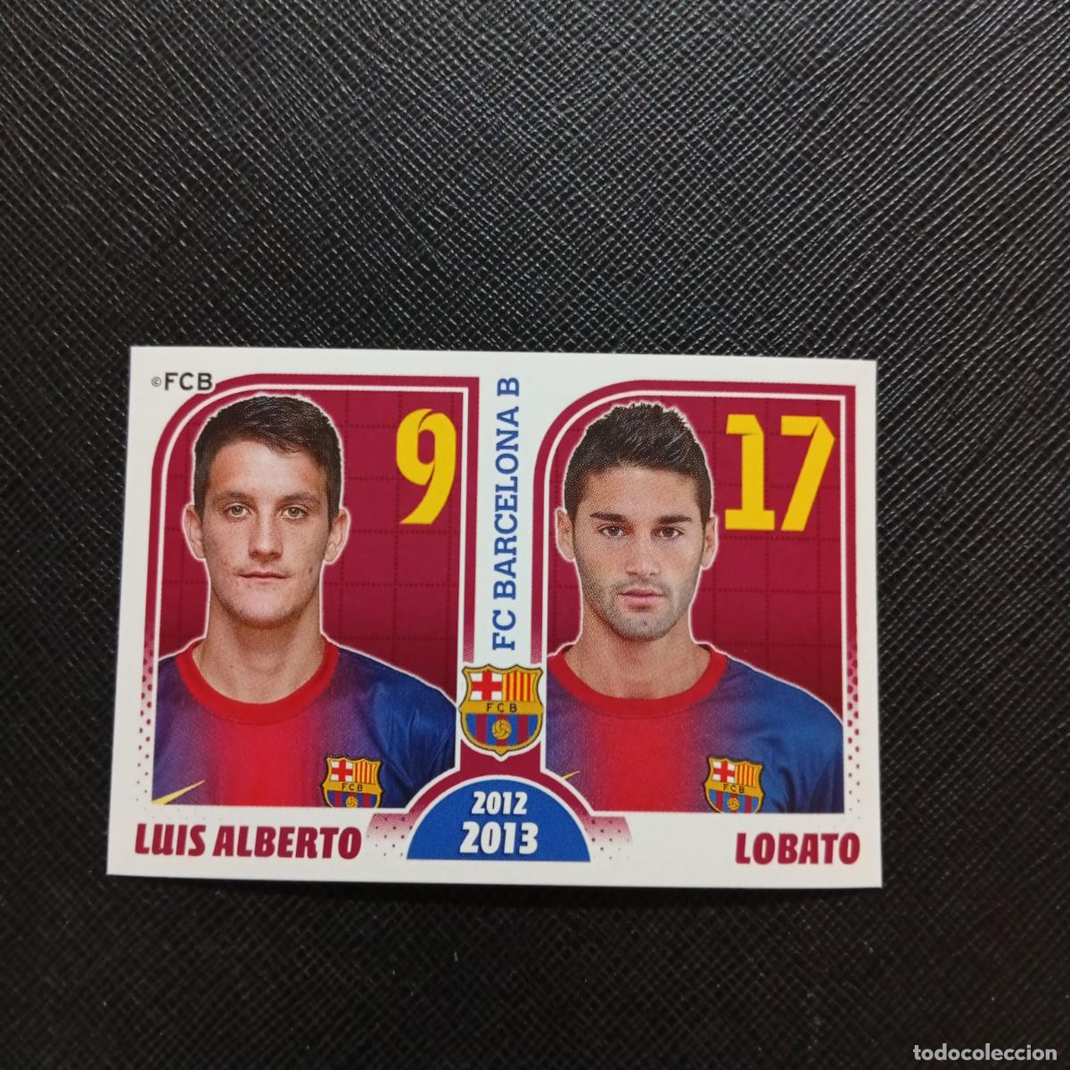 Cromos de f&uacute;tbol: 191 LUIS ALBERTO LOBATO BARCELONA PANINI COLECCION OFICIAL 2013 2013 12 13 - SIN PEGAR - A152 PG145