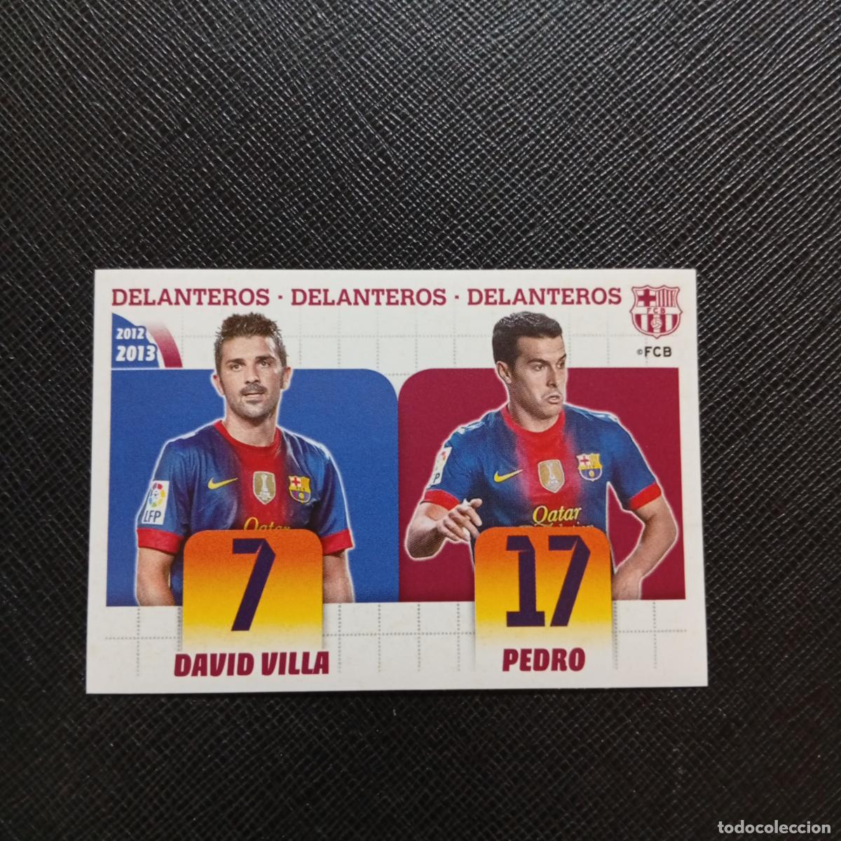 Cromos de f&uacute;tbol: 24 VILLA PEDRO BARCELONA PANINI COLECCION OFICIAL 2013 2013 12 13 - SIN PEGAR - A152 PG154