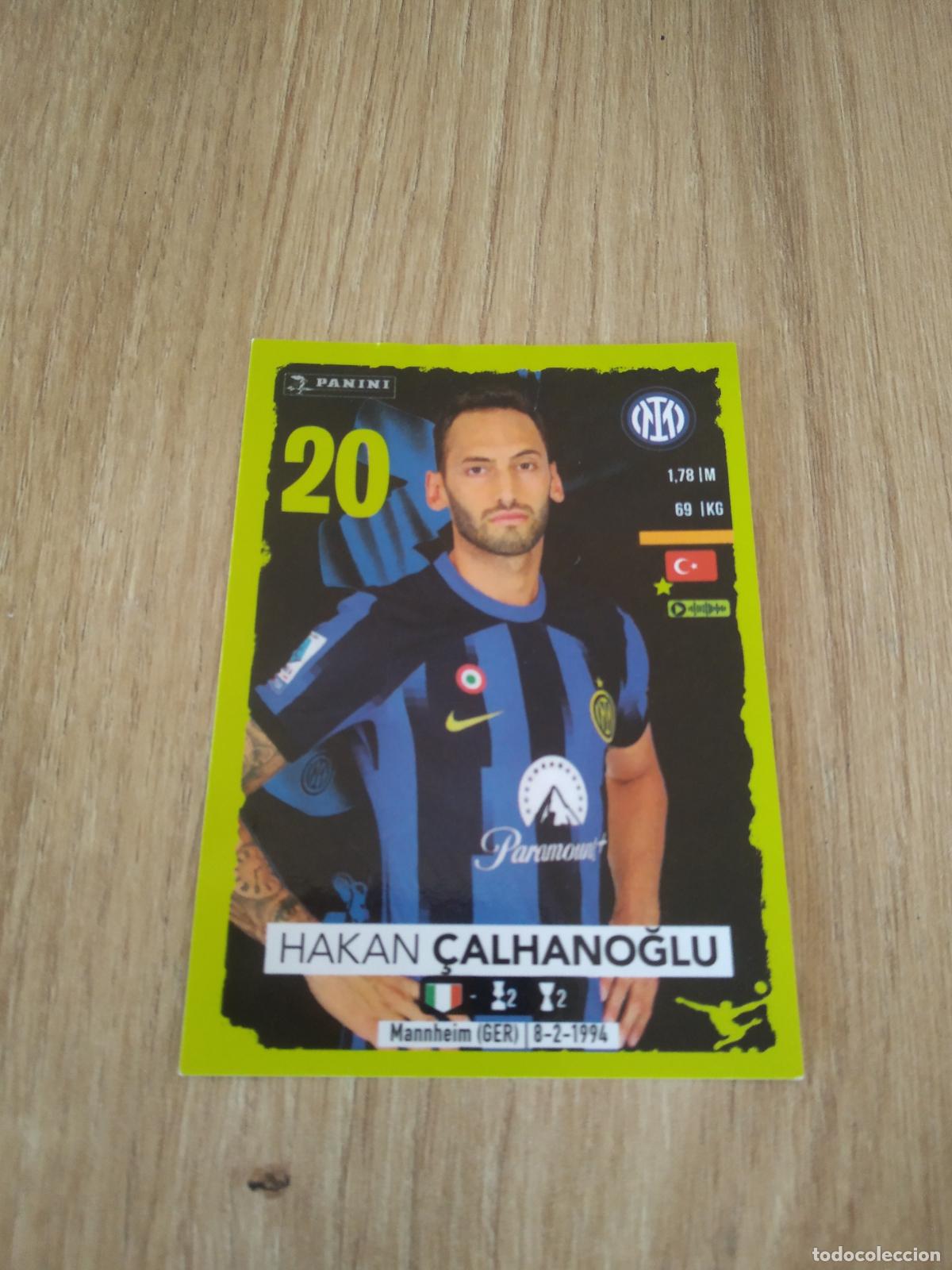 Cromos de f&uacute;tbol: 218 CALHANOGLU INTER MILAN CROMO FUTBOL PANINI LIGA ITALIA 23-24 CALCIATORI 2023-2024