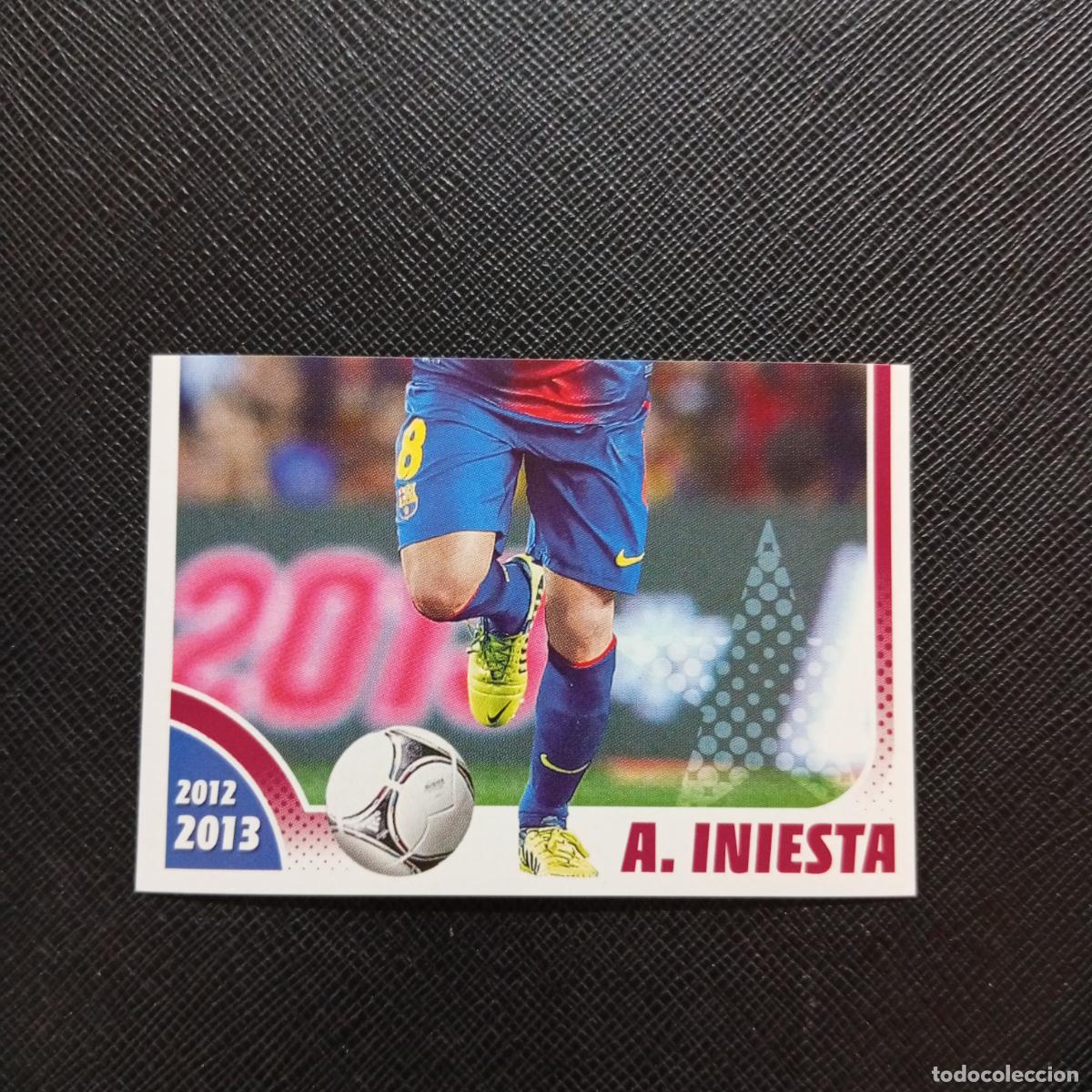 Cromos de f&uacute;tbol: 112 INIESTA BARCELONA PANINI COLECCION OFICIAL 2013 2013 12 13 - SIN PEGAR - A152 PG154