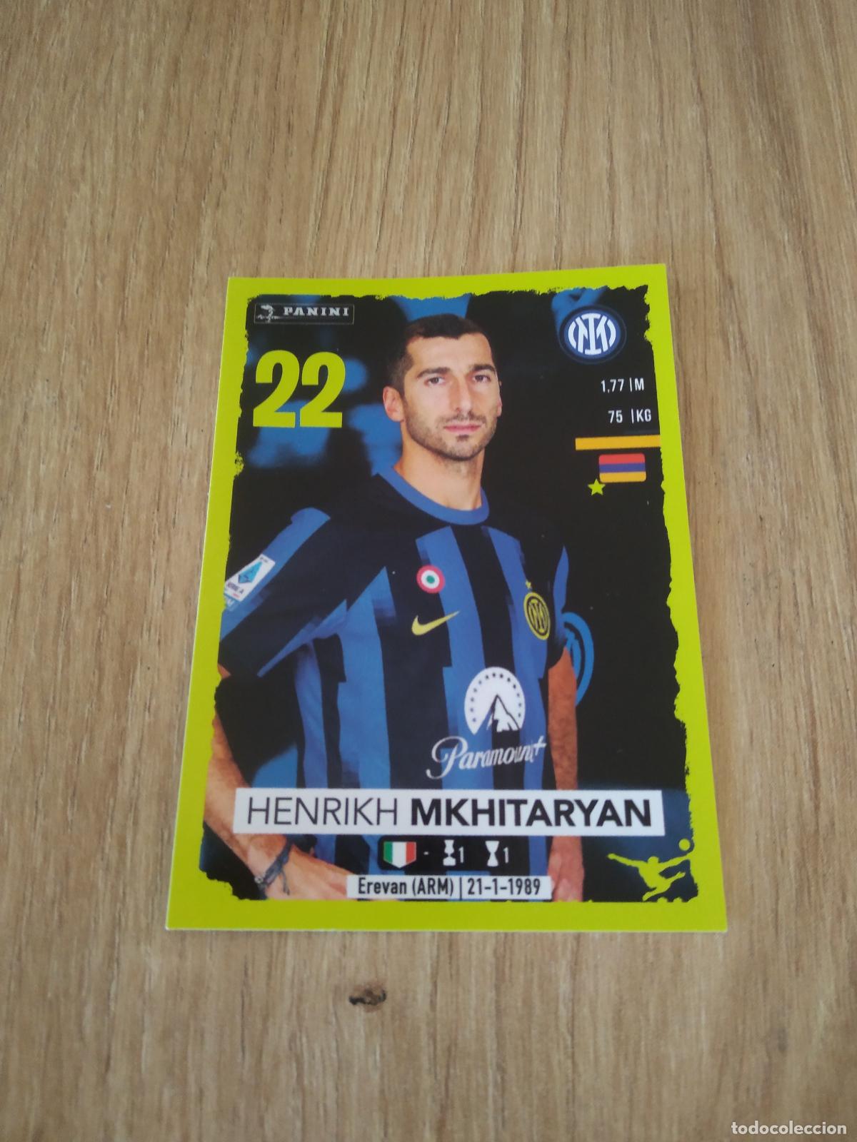 Cromos de f&uacute;tbol: 223 MKHITARYAN INTER MILAN CROMO FUTBOL PANINI LIGA ITALIA 23-24 CALCIATORI 2023-2024