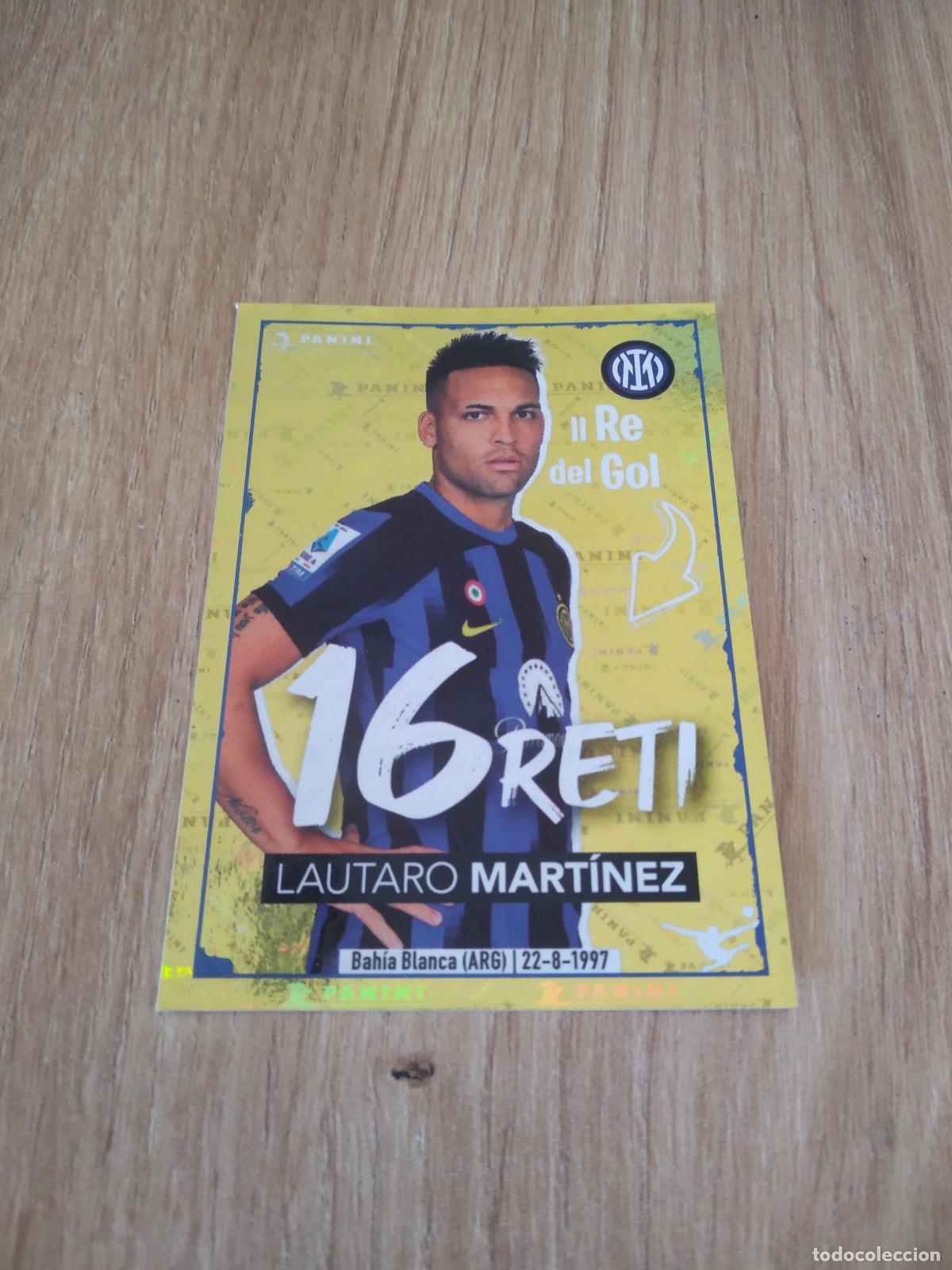 Cromos de f&uacute;tbol: 225 LAUTARO MARTINEZ INTER MILAN CROMO FUTBOL PANINI LIGA ITALIA 23-24 CALCIATORI 2023-2024