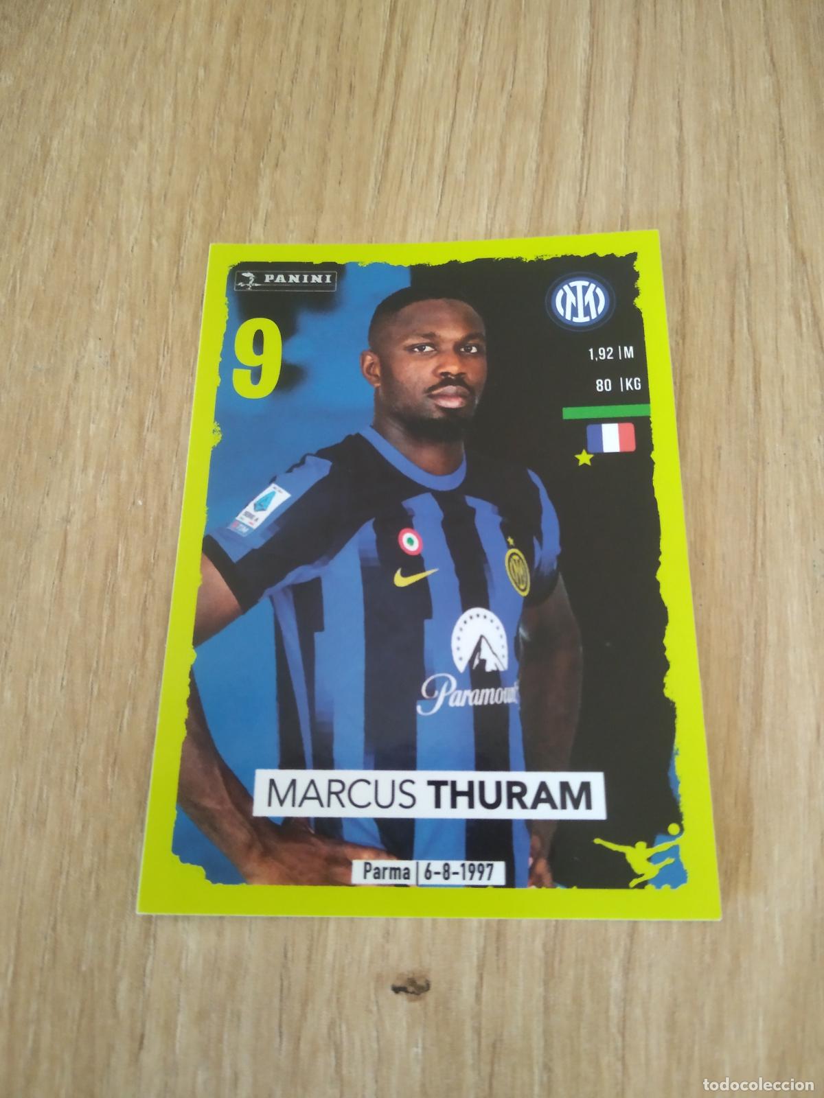 Cromos de f&uacute;tbol: 227 MARCUS THURAM INTER MILAN CROMO FUTBOL PANINI LIGA ITALIA 23-24 CALCIATORI 2023-2024