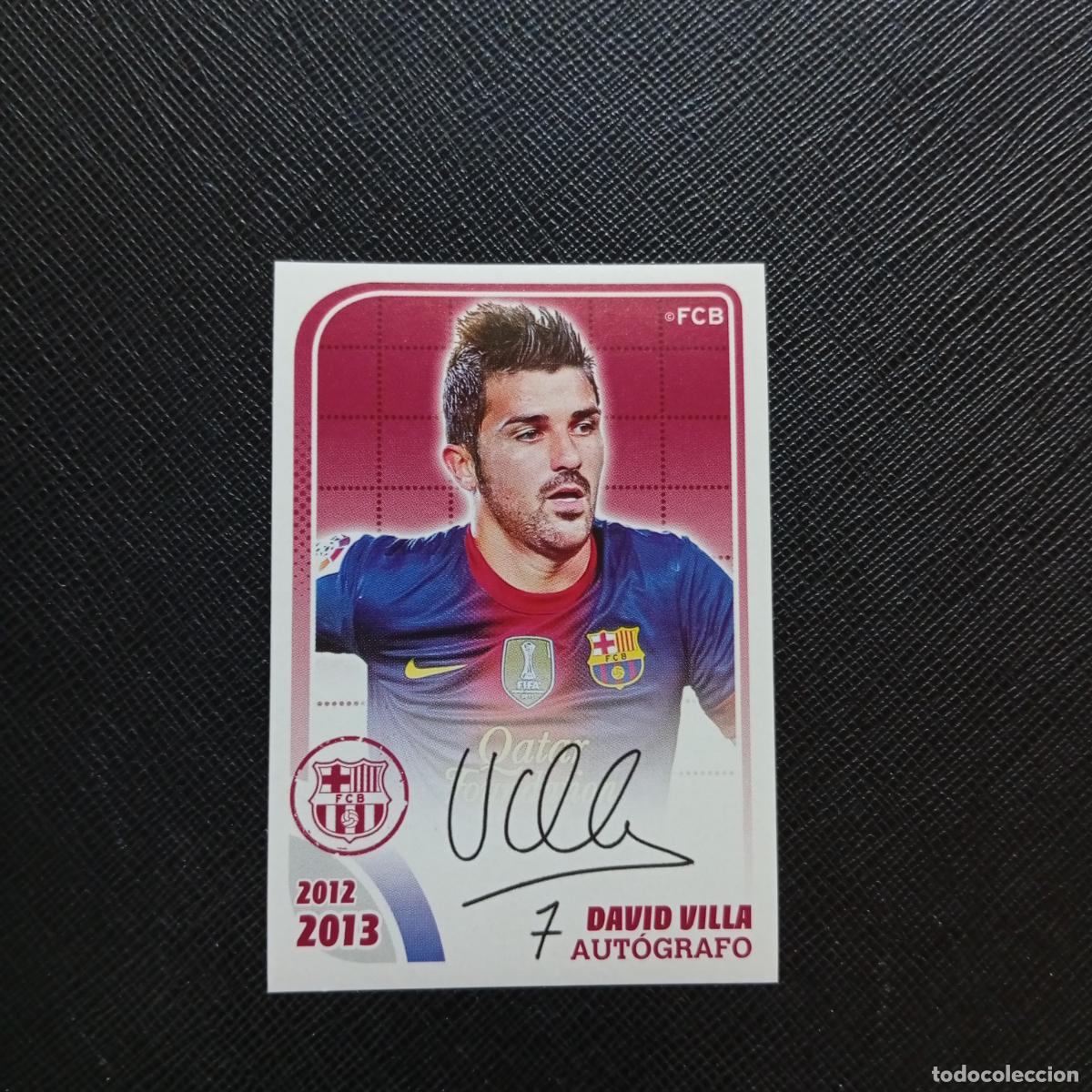 Cromos de f&uacute;tbol: 151 VILLA BARCELONA PANINI COLECCION OFICIAL 2013 2013 12 13 - SIN PEGAR - A152 PG163