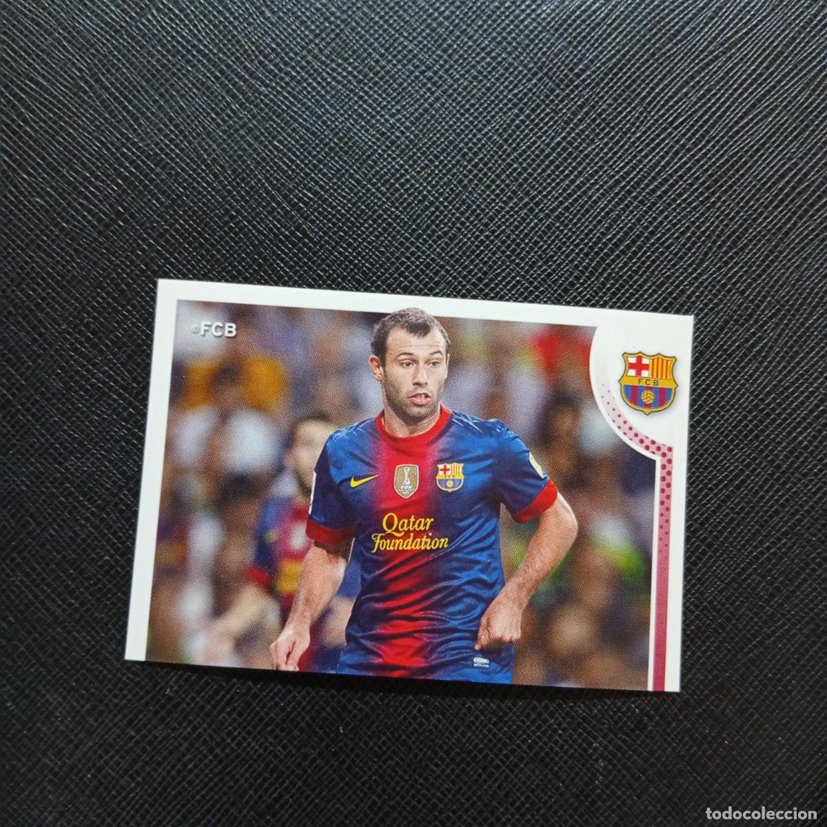 Cromos de f&uacute;tbol: 71 MASCHERANO BARCELONA PANINI COLECCION OFICIAL 2013 2013 12 13 - SIN PEGAR - A152 PG163