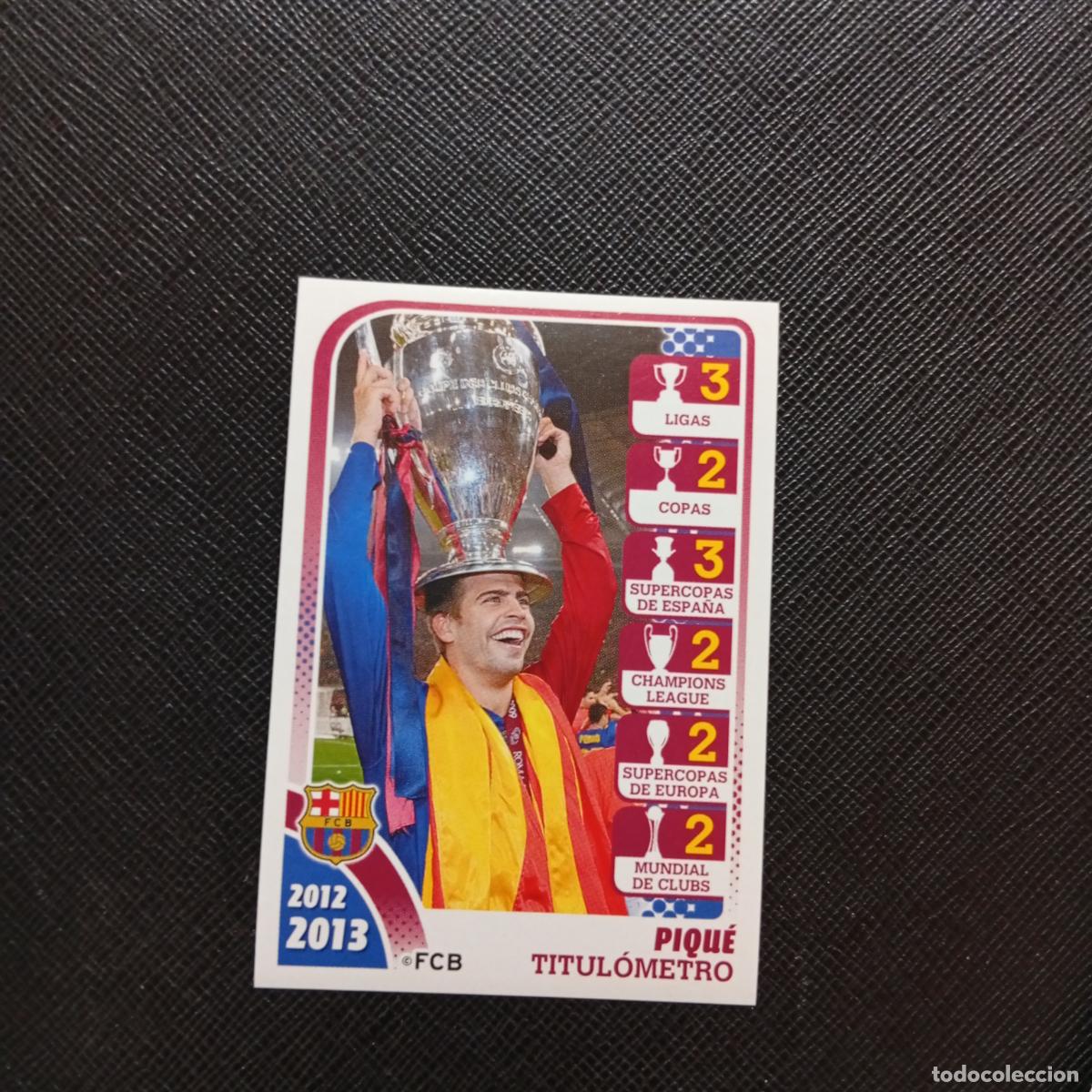 Cromos de f&uacute;tbol: 175 PIQUE BARCELONA PANINI COLECCION OFICIAL 2013 2013 12 13 - SIN PEGAR - A152 PG172
