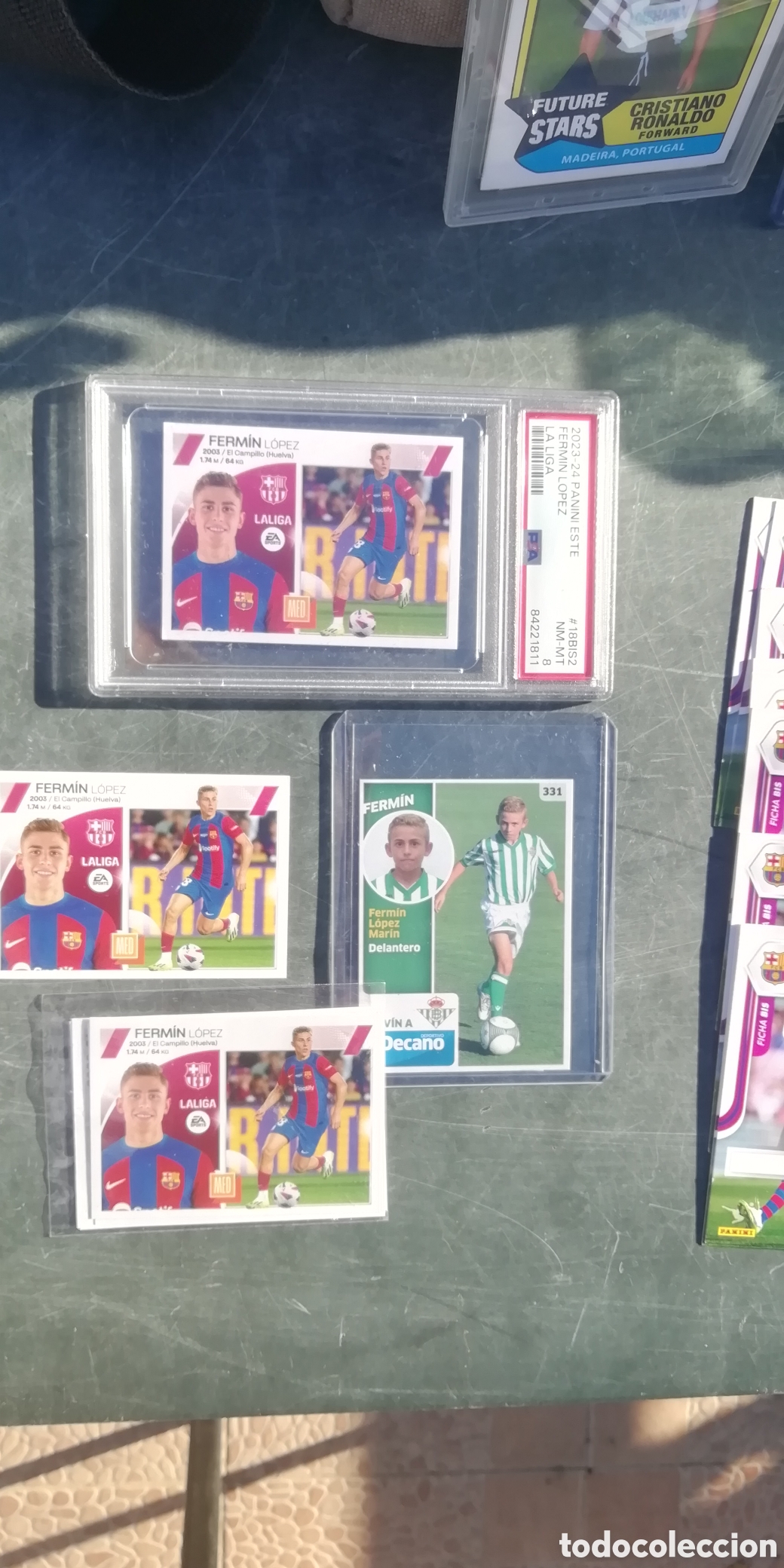 Cromos de f&uacute;tbol: Cromos fermin lopez fc Barcelona. VER