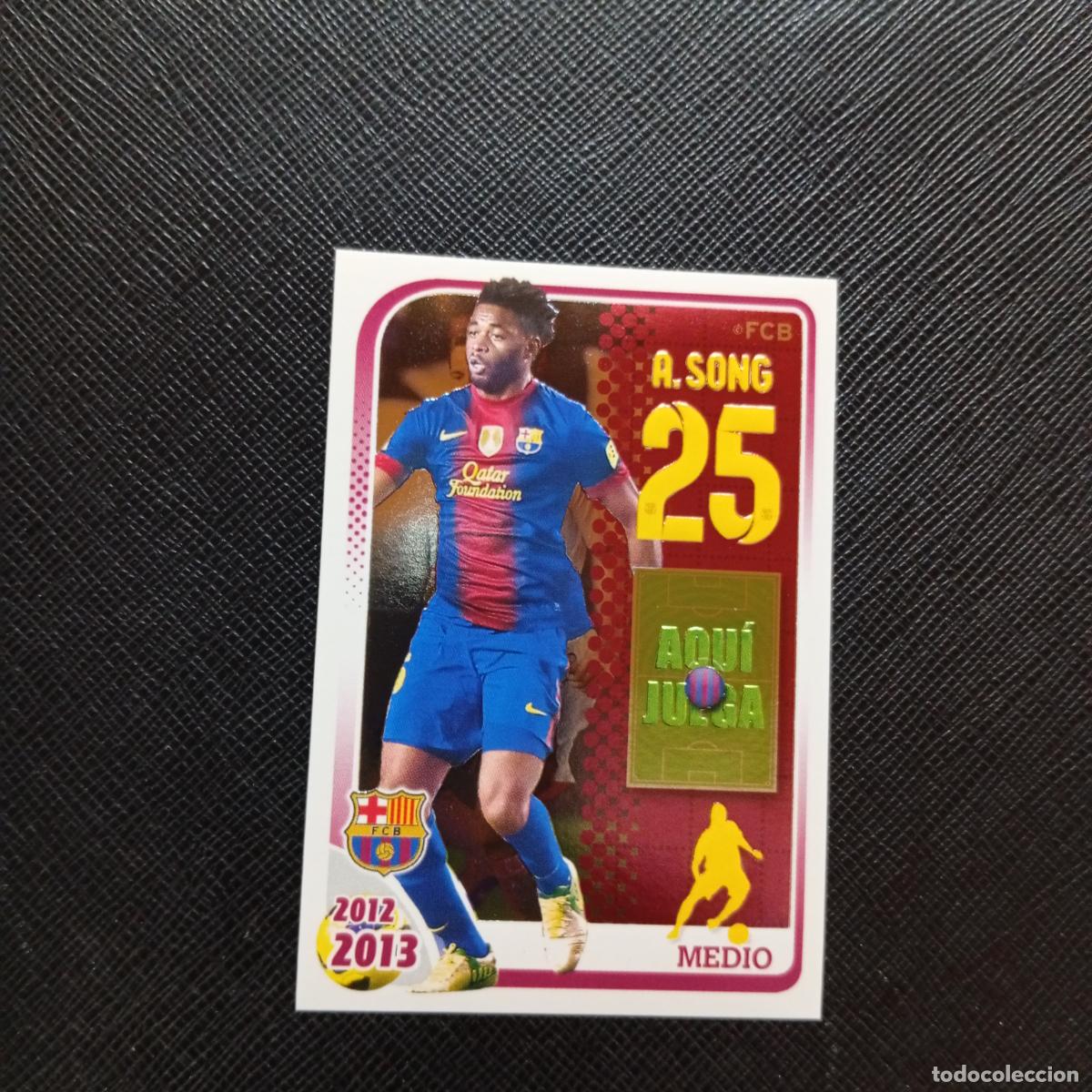 Cromos de f&uacute;tbol: 102 SONG BARCELONA PANINI COLECCION OFICIAL 2013 2013 12 13 - SIN PEGAR - A152 PG181