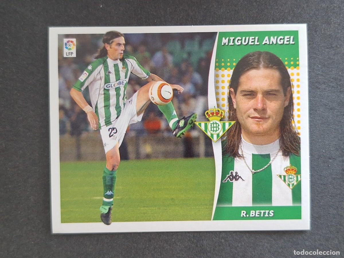 Cromos de f&uacute;tbol: L6 MIGUEL ANGEL REAL BETIS BALOMPIE LIGA ESTE 2006 2007 06 07 NUNCA PEGADO SIN PEGAR
