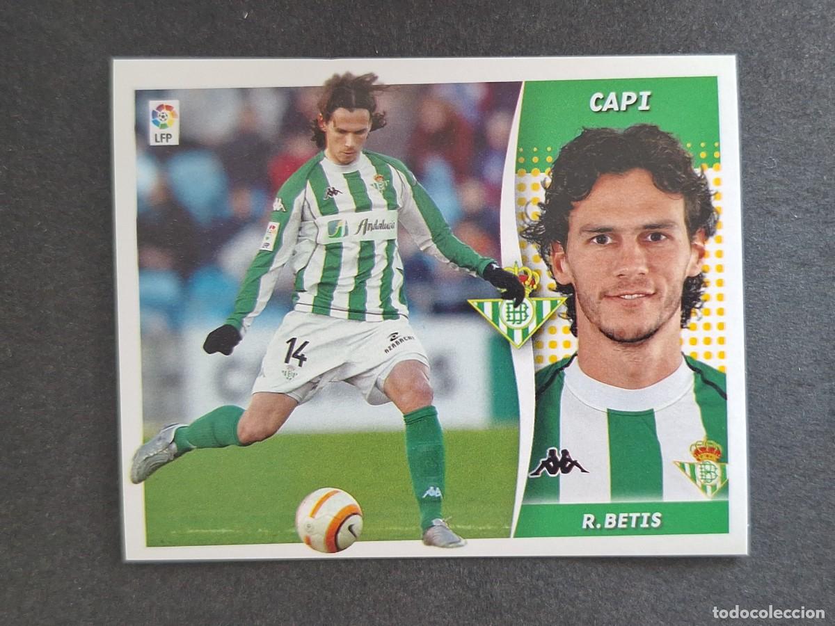 Cromos de f&uacute;tbol: L6 CAPI REAL BETIS BALOMPIE LIGA ESTE 2006 2007 06 07 NUNCA PEGADO SIN PEGAR