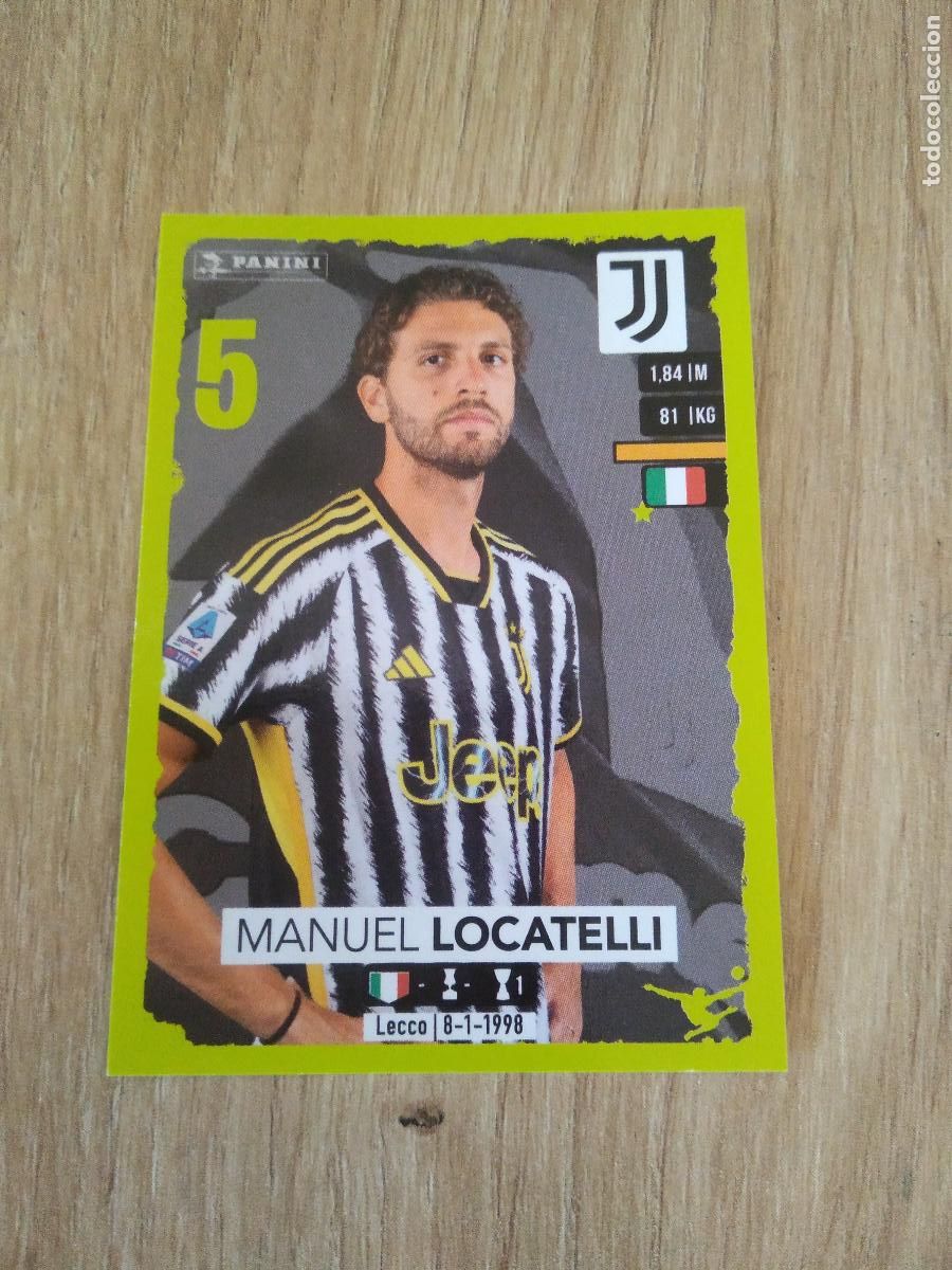 Cromos de f&uacute;tbol: 244 LOCATELLI JUVENTUS TURIN CROMO FUTBOL PANINI LIGA ITALIA 23-24 CALCIATORI 2023-2024
