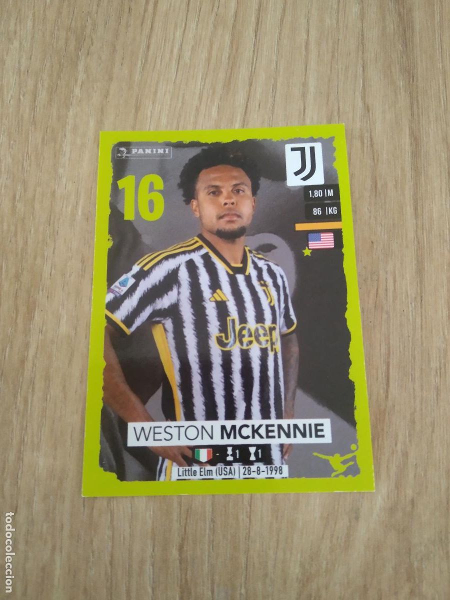 Cromos de f&uacute;tbol: 245 MCKENNIE JUVENTUS TURIN CROMO FUTBOL PANINI LIGA ITALIA 23-24 CALCIATORI 2023-2024