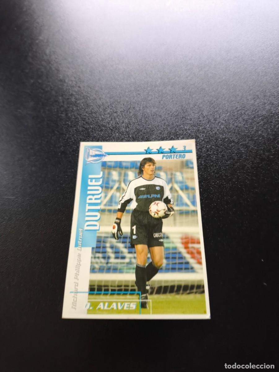 Cromos de f&uacute;tbol: Dutruel ALAVES FUTBOL MATCH TOTAL LIGA 2002 2003 02 03 NO PANINI ESTE ADRENALYN