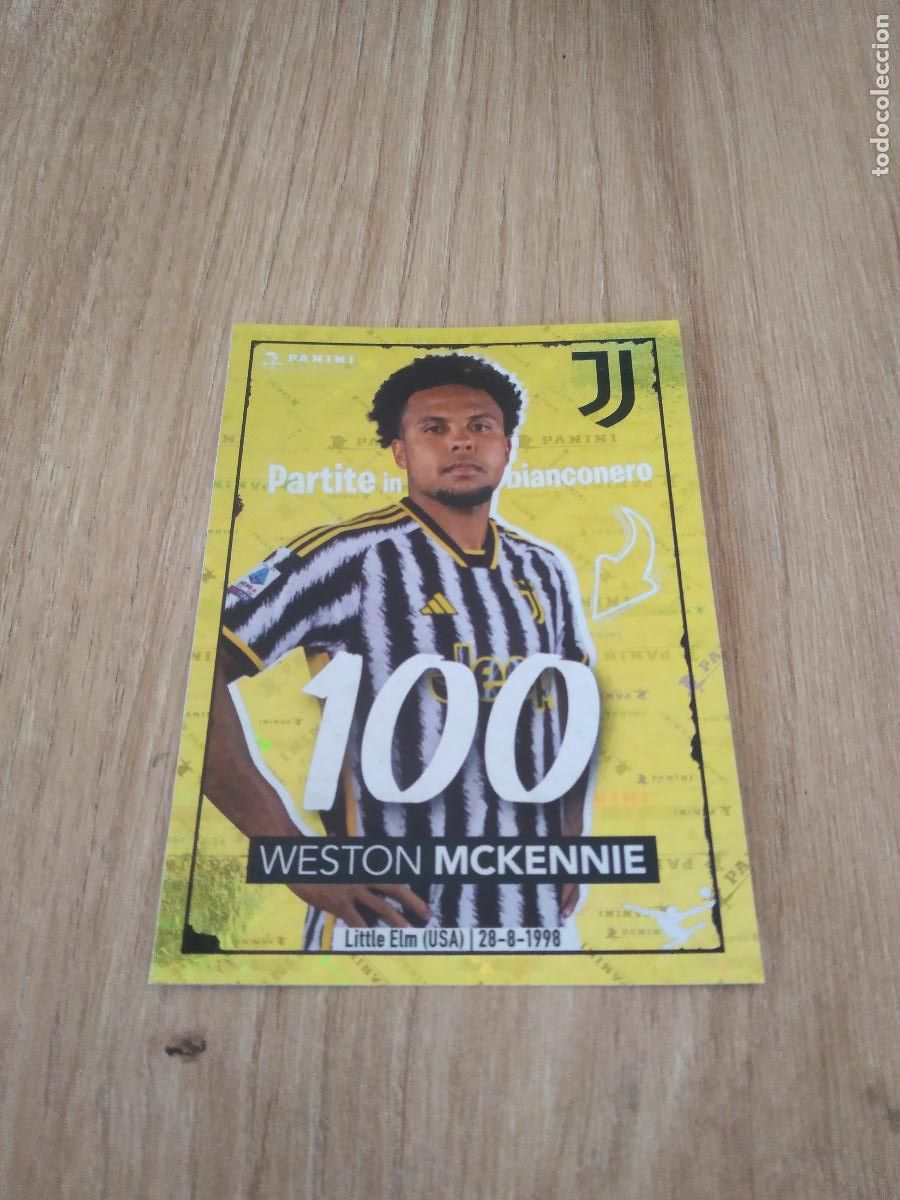 Cromos de f&uacute;tbol: 245 MCKENNIE JUVENTUS TURIN CROMO FUTBOL PANINI LIGA ITALIA 23-24 CALCIATORI 2023-2024
