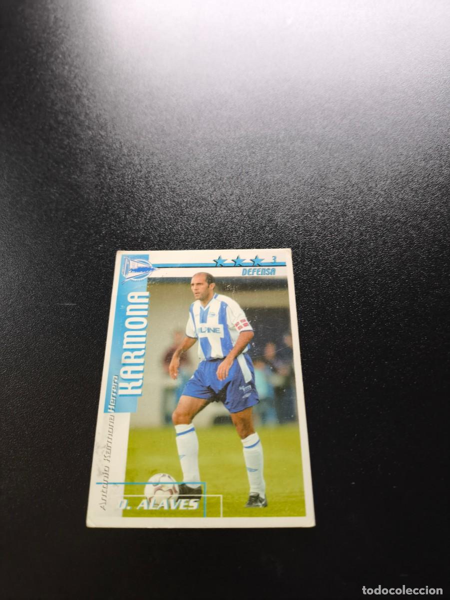 Cromos de f&uacute;tbol: Karmona ALAVES FUTBOL MATCH TOTAL LIGA 2002 2003 02 03 NO PANINI ESTE ADRENALYN