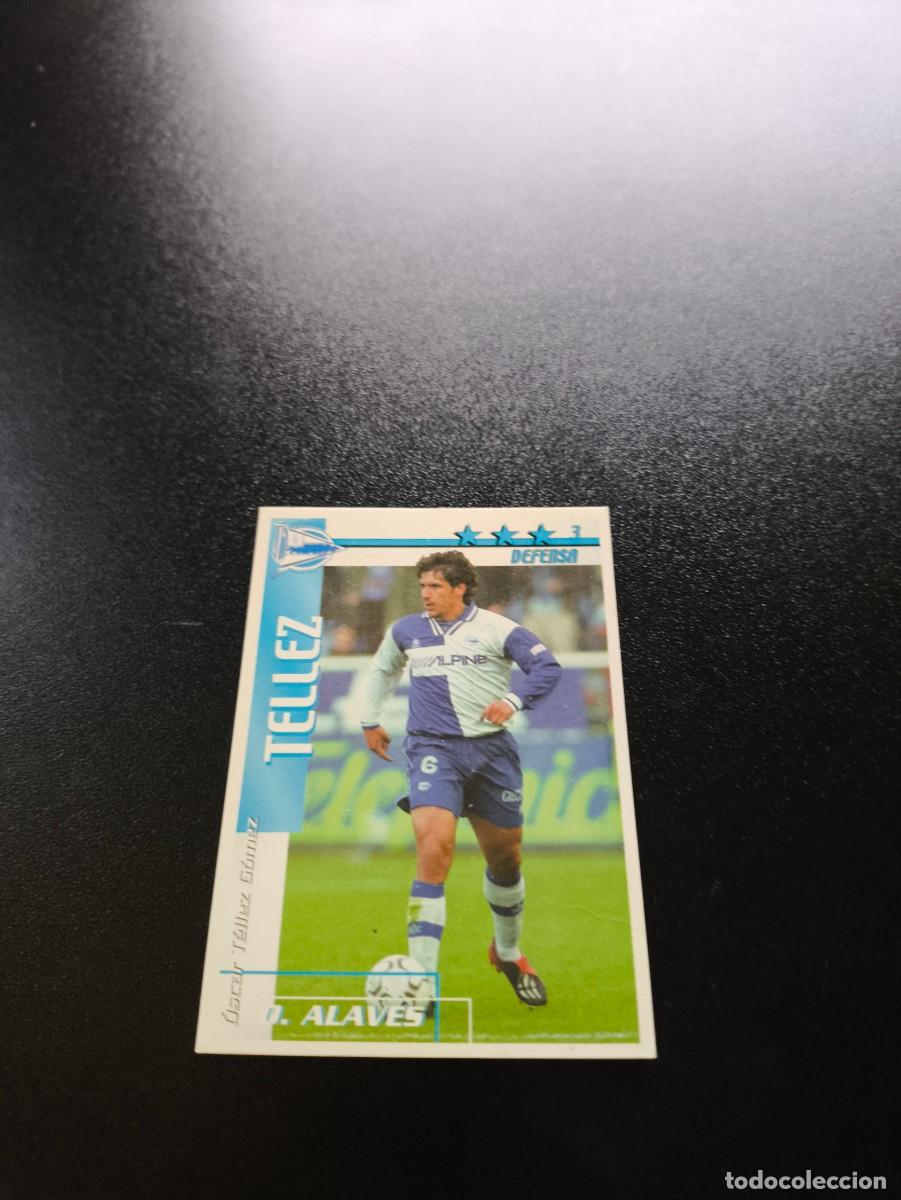 Cromos de f&uacute;tbol: T&eacute;llez ALAVES FUTBOL MATCH TOTAL LIGA 2002 2003 02 03 NO PANINI ESTE ADRENALYN