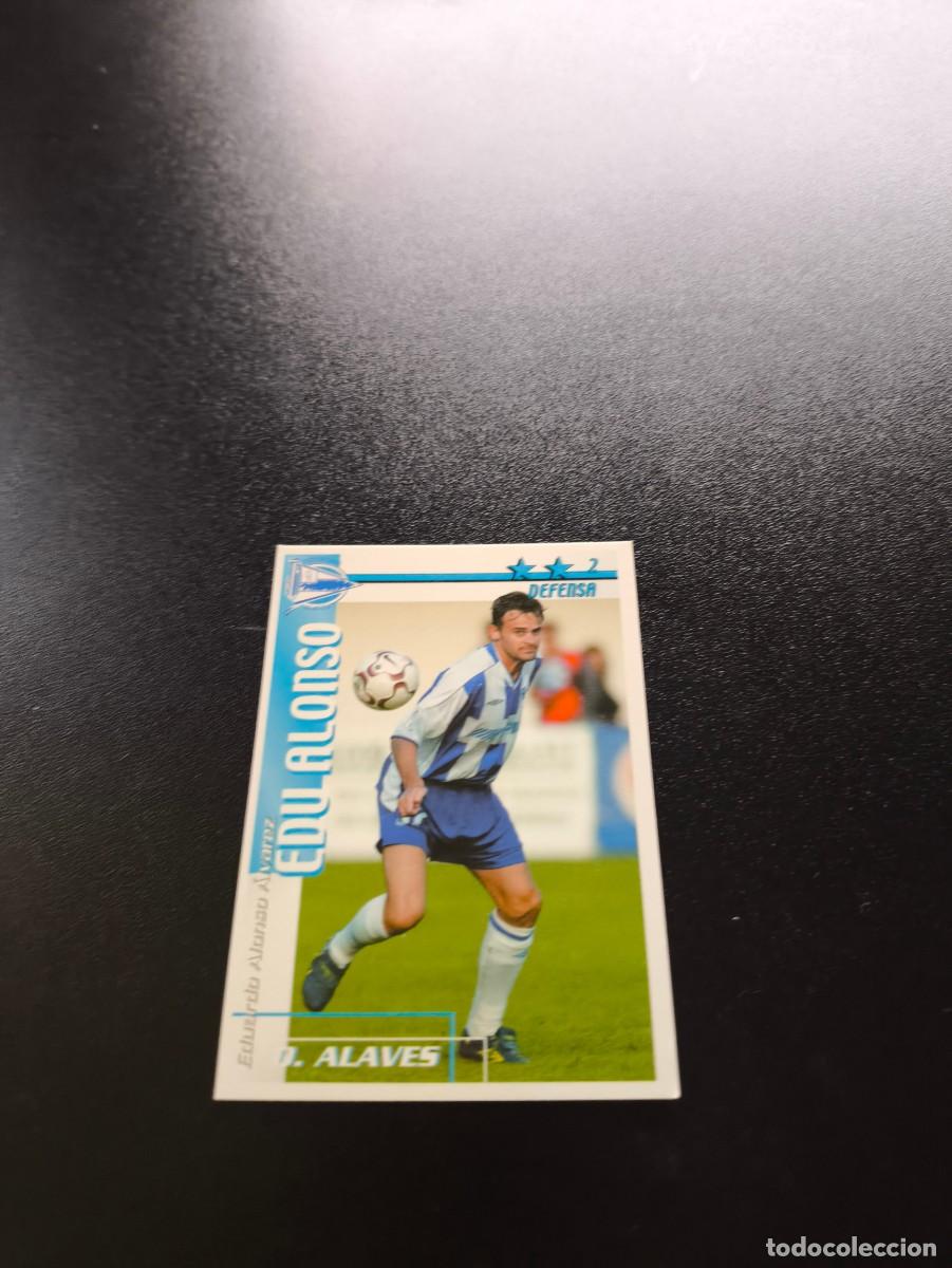 Cromos de f&uacute;tbol: Edu Alonso ALAVES FUTBOL MATCH TOTAL LIGA 2002 2003 02 03 NO PANINI ESTE ADRENALYN