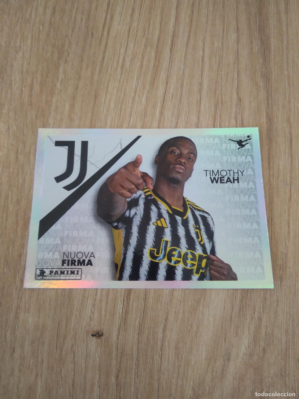 Cromos de f&uacute;tbol: 254 TIMOTHY WEAH JUVENTUS TURIN CROMO FUTBOL PANINI LIGA ITALIA 23-24 CALCIATORI 2023-2024