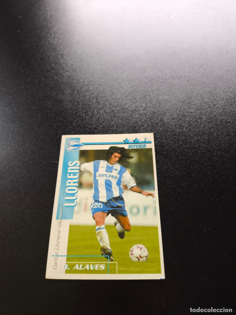 Cromos de f&uacute;tbol: Llorens ALAVES FUTBOL MATCH TOTAL LIGA 2002 2003 02 03 NO PANINI ESTE ADRENALYN