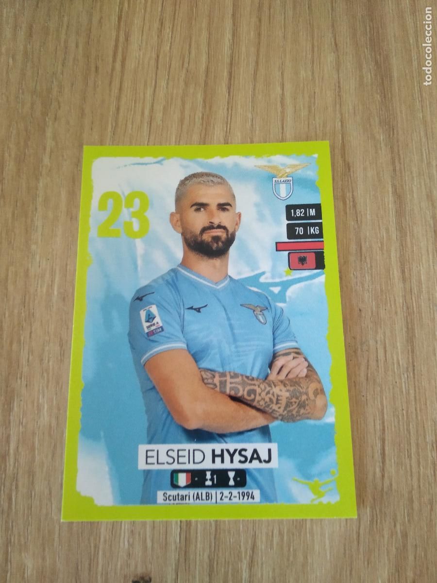 Cartes &agrave; collectionner de Football: 260 ELSEID HYSAJ LAZIO CROMO FUTBOL PANINI LIGA ITALIA 23-24 CALCIATORI 2023-2024