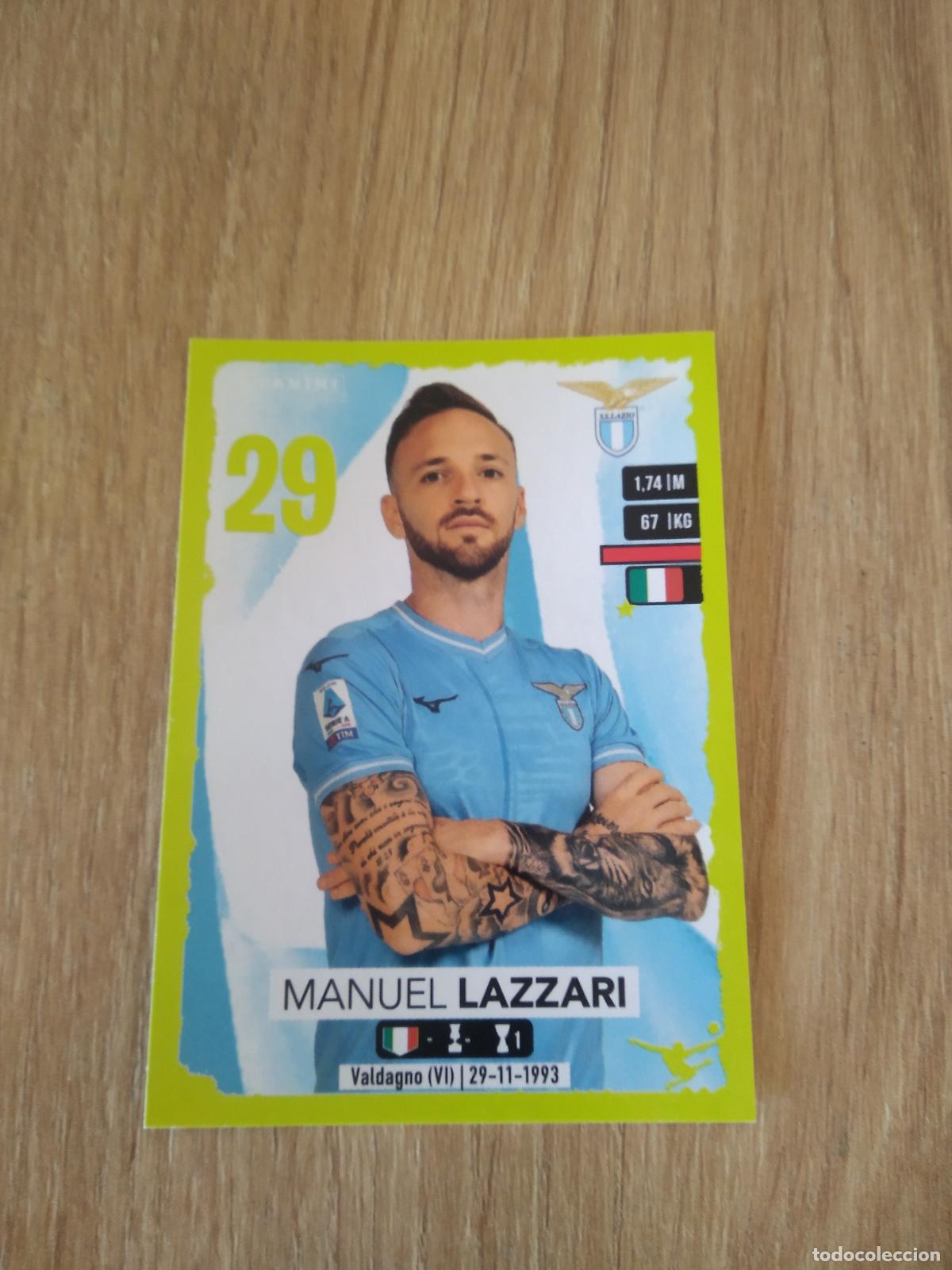 Cartes &agrave; collectionner de Football: 261 MANUEL LAZZARI LAZIO CROMO FUTBOL PANINI LIGA ITALIA 23-24 CALCIATORI 2023-2024