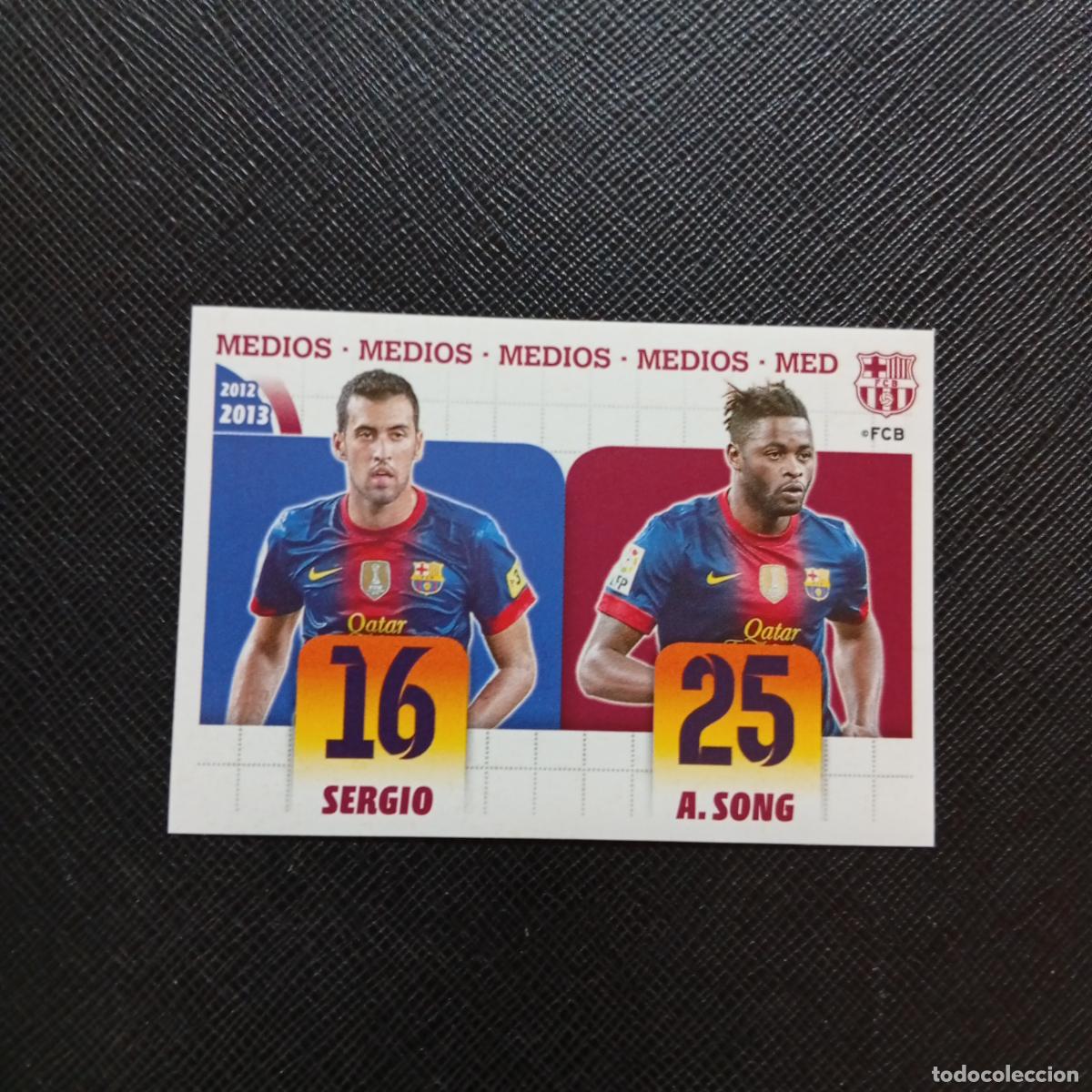 Football Stickers: 20 SERGIO BUSQUETS SONG BARCELONA PANINI COLECCION OFICIAL 2013 2013 12 13 - SIN PEGAR - A152 PG190