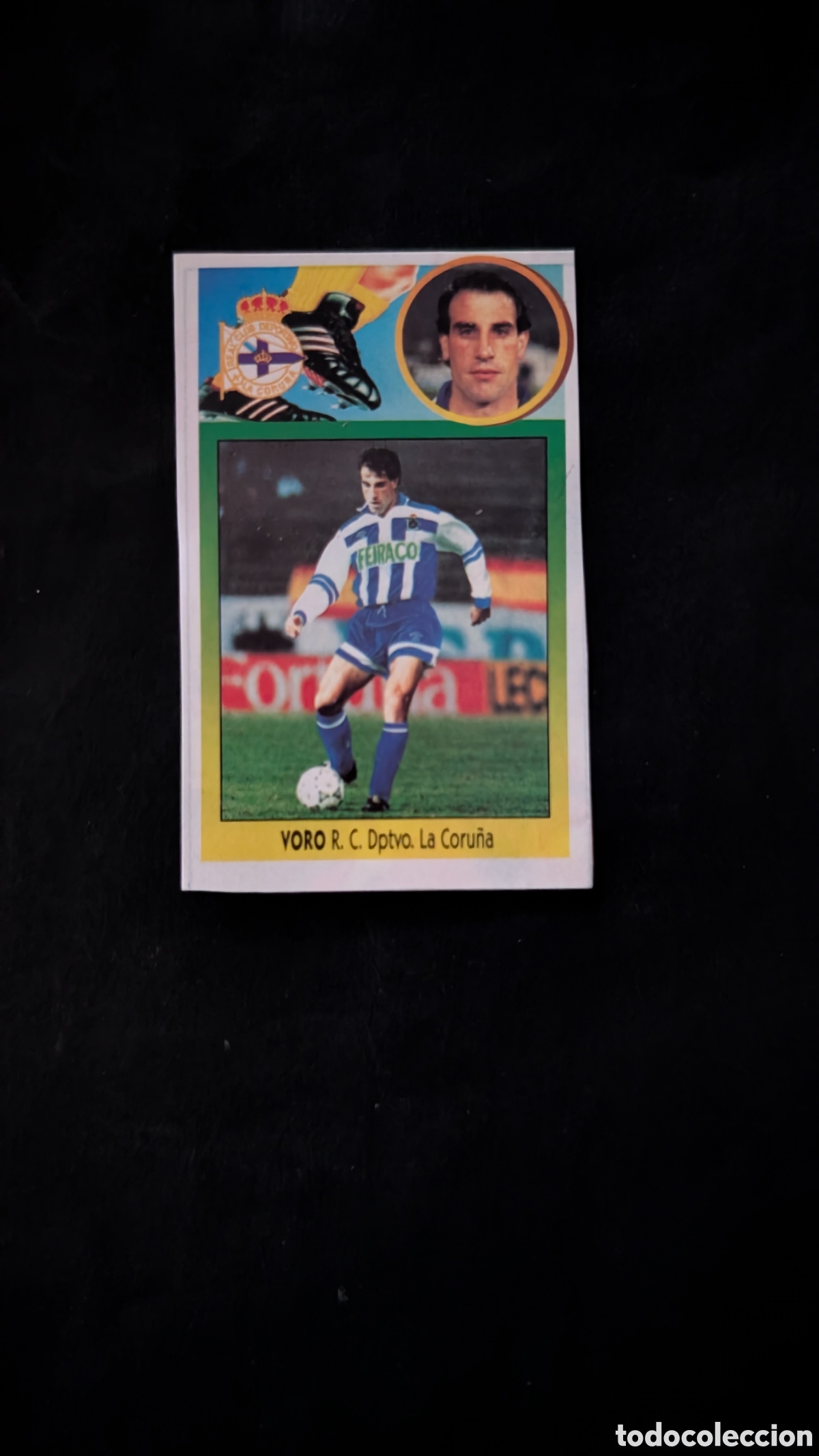 Cartes &agrave; collectionner de Football: VORO DEPORTIVO FICHAJE 2 VERSION LIGA ESTE 1993/94 93 94 ADHESIVO RECORTADO