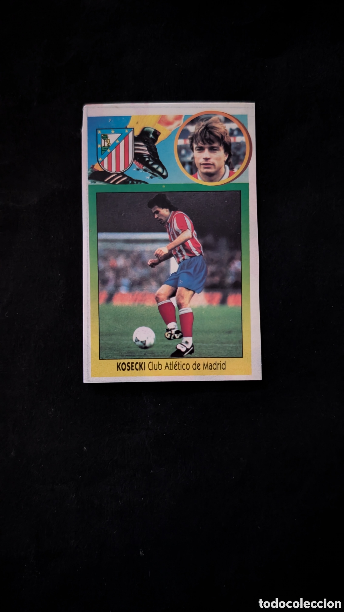 Cromos de Futebol: KOSECKI ATLETICO MADRID FICHAJE 4 LIGA ESTE 1993/94 93 94 ADHESIVO RECORTADO
