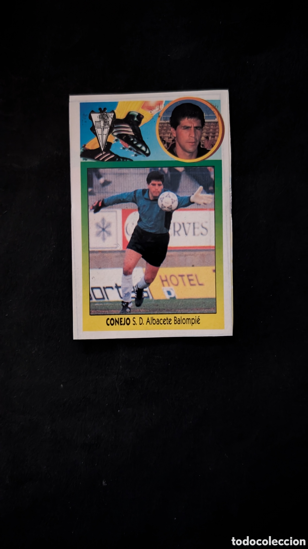 Cromos de f&uacute;tbol: CONEJO ALBACETE FICHAJE 10 LIGA ESTE 1993/94 93 94 ADHESIVO RECORTADO