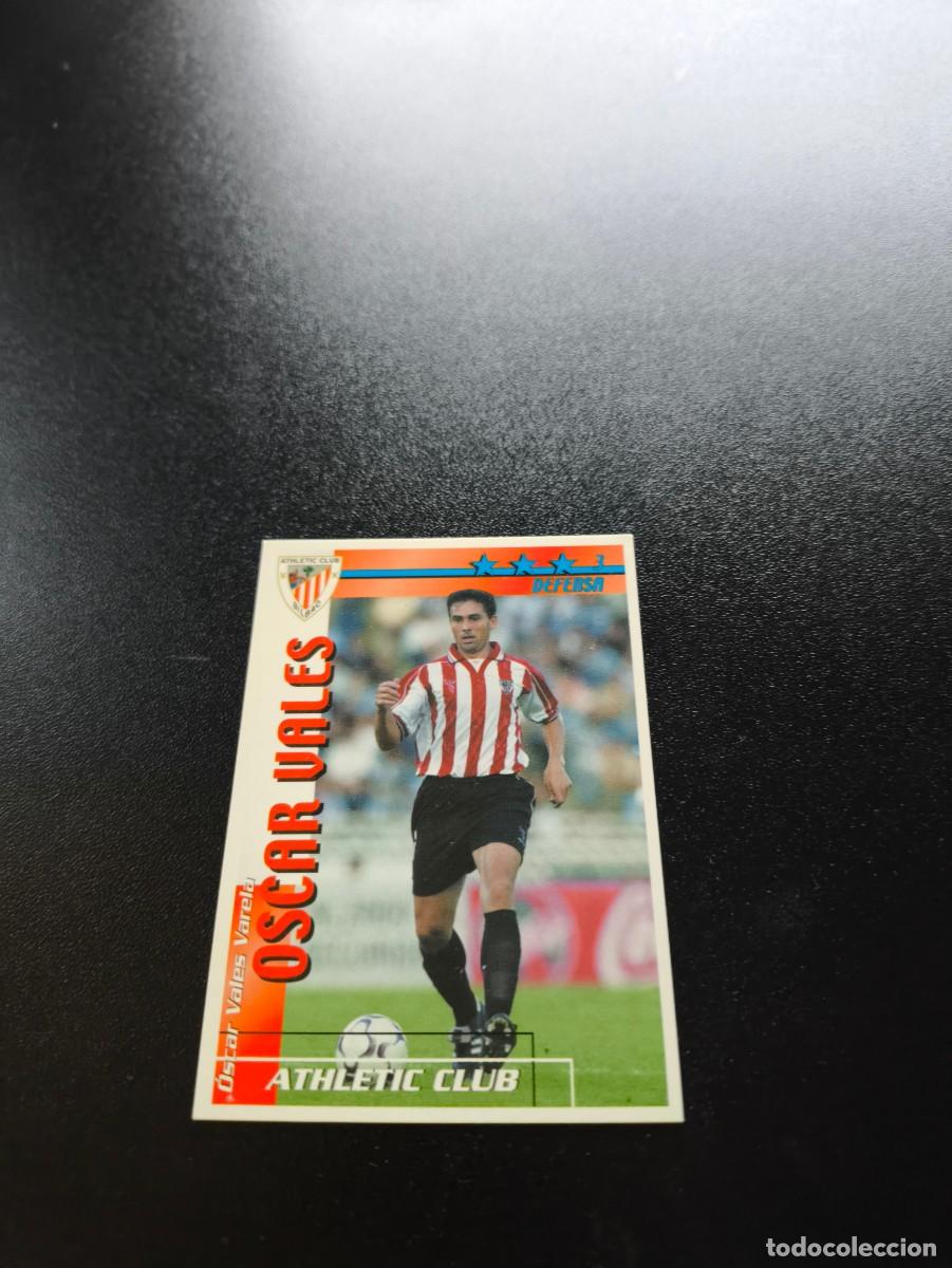 Cromos de f&uacute;tbol: &Oacute;scar Vales ATHLETIC DE BILBAO FUTBOL MATCH TOTAL LIGA 2002 2003 02 03 NO PANINI ESTE ADRENALYN
