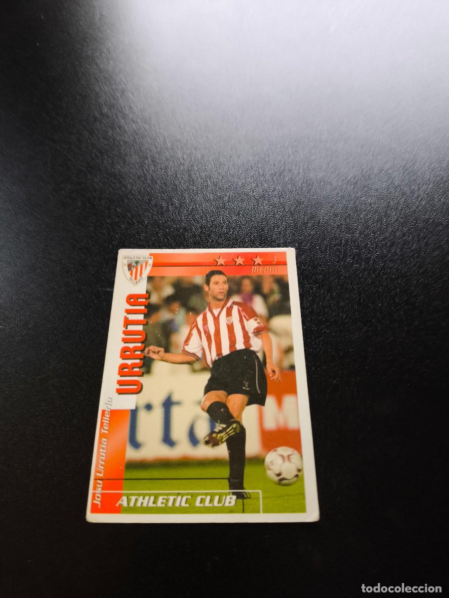 Cromos de f&uacute;tbol: Urrutia ATHLETIC DE BILBAO FUTBOL MATCH TOTAL LIGA 2002 2003 02 03 NO PANINI ESTE ADRENALYN