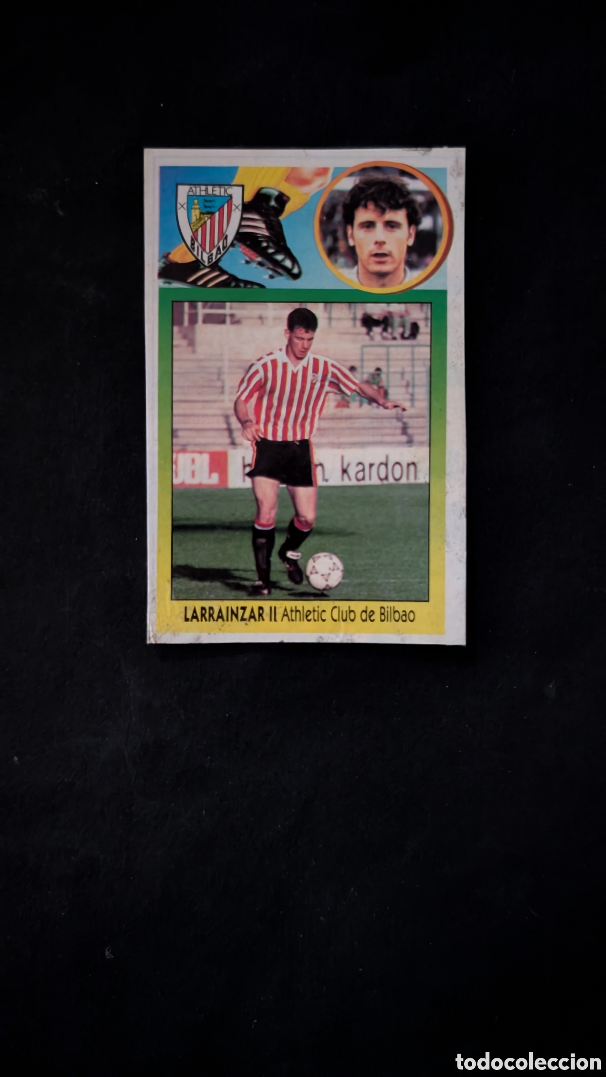 Cromos de f&uacute;tbol: LARRAINZAR II BILBAO FICHAJE 19 LIGA ESTE 1993/94 93 94 ADHESIVO RECORTADO