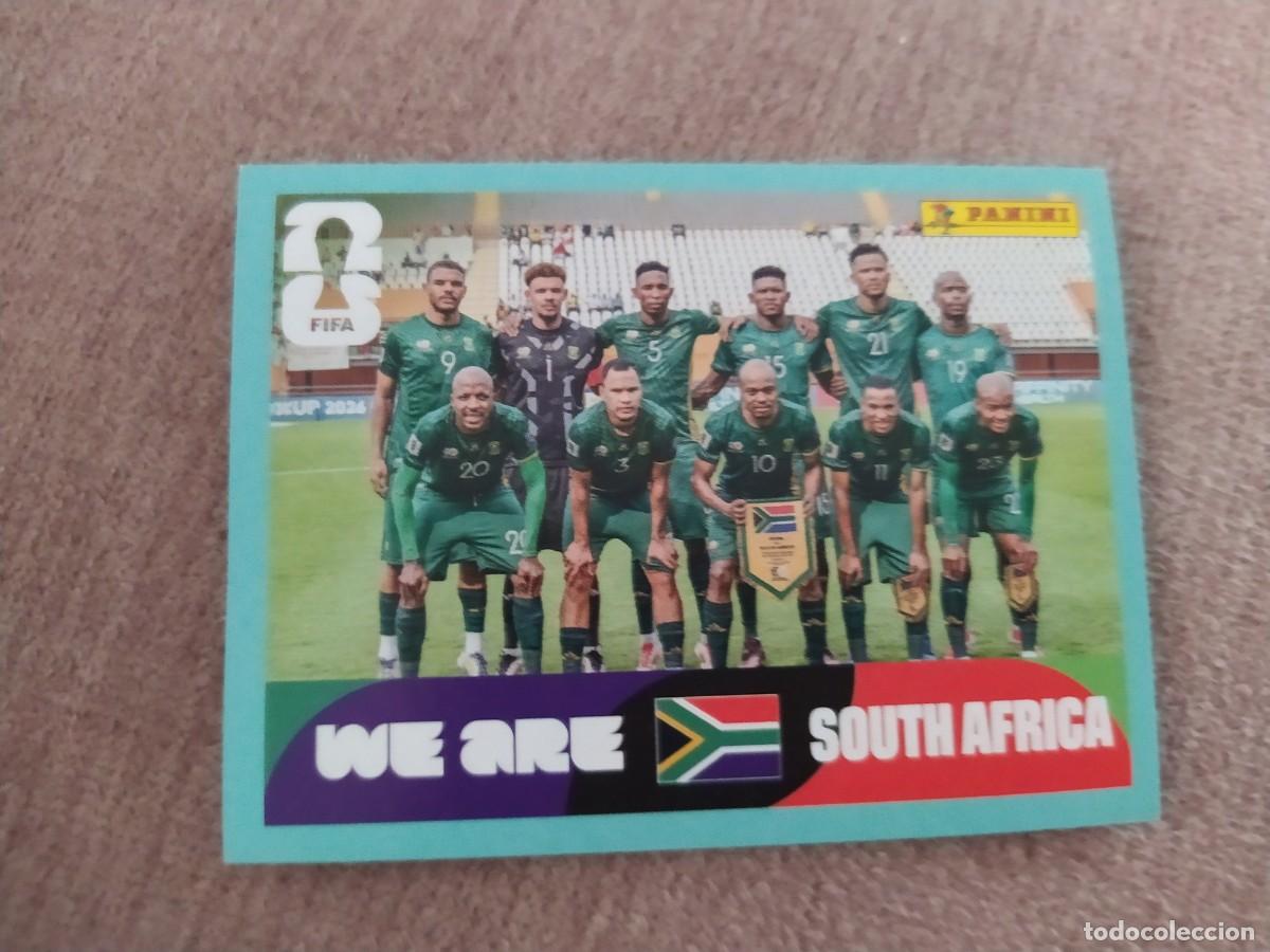 Cromos de f&uacute;tbol: RSA 13 EQUIPO Sud&aacute;frica Mundial 2026 Panini