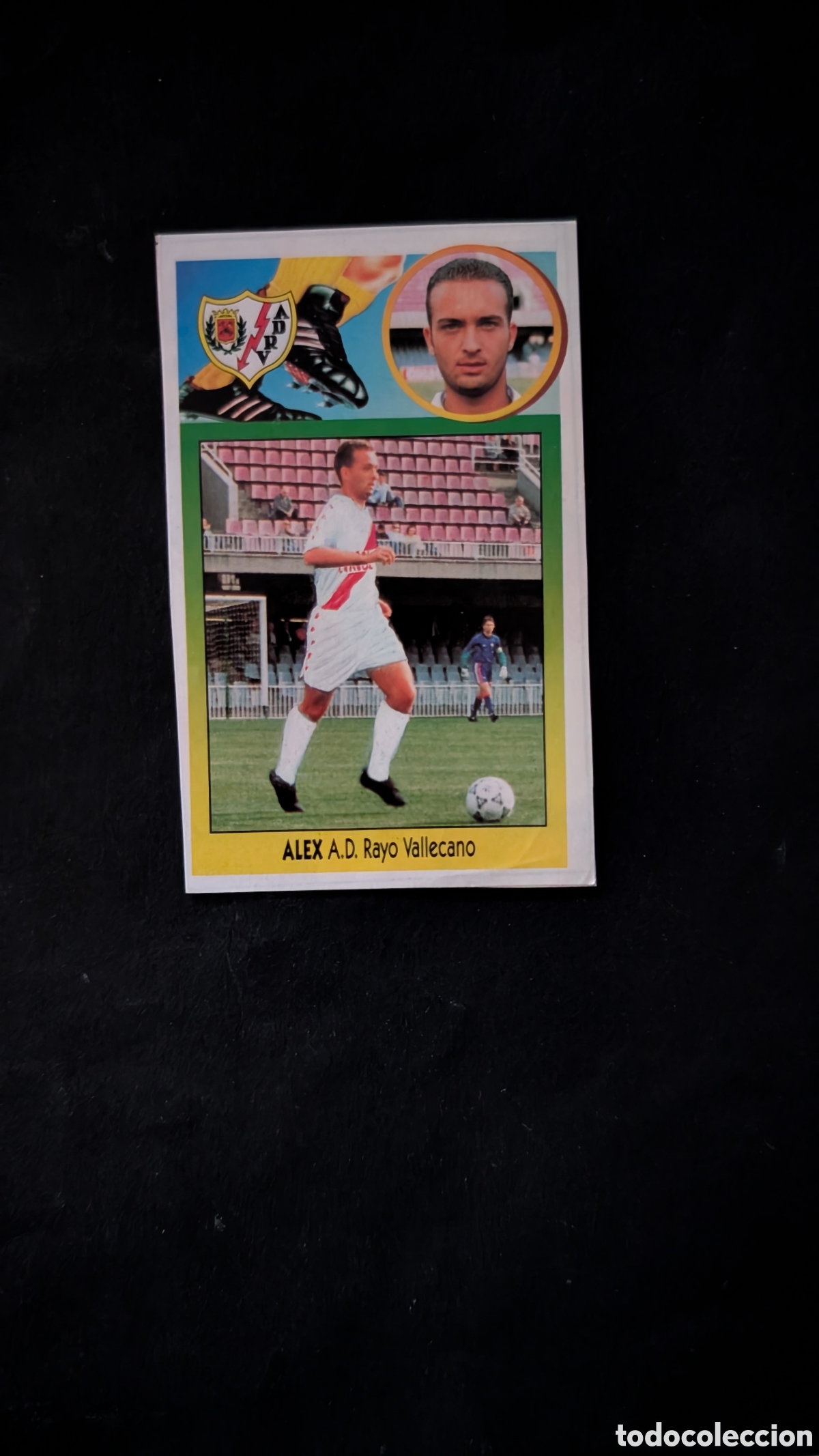 Football Stickers: ALEX RAYO VALLECANO FICHAJE 28 VERSION LIGA ESTE 1993/94 93 94 ADHESIVO RECORTADO