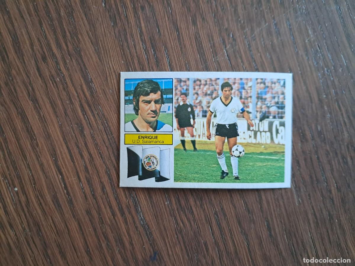 Fu&szlig;ball-Sticker: cromo de futbol, ediciones Este, liga 82-83, Enrique, U.D. Salamanca, sin pegar.