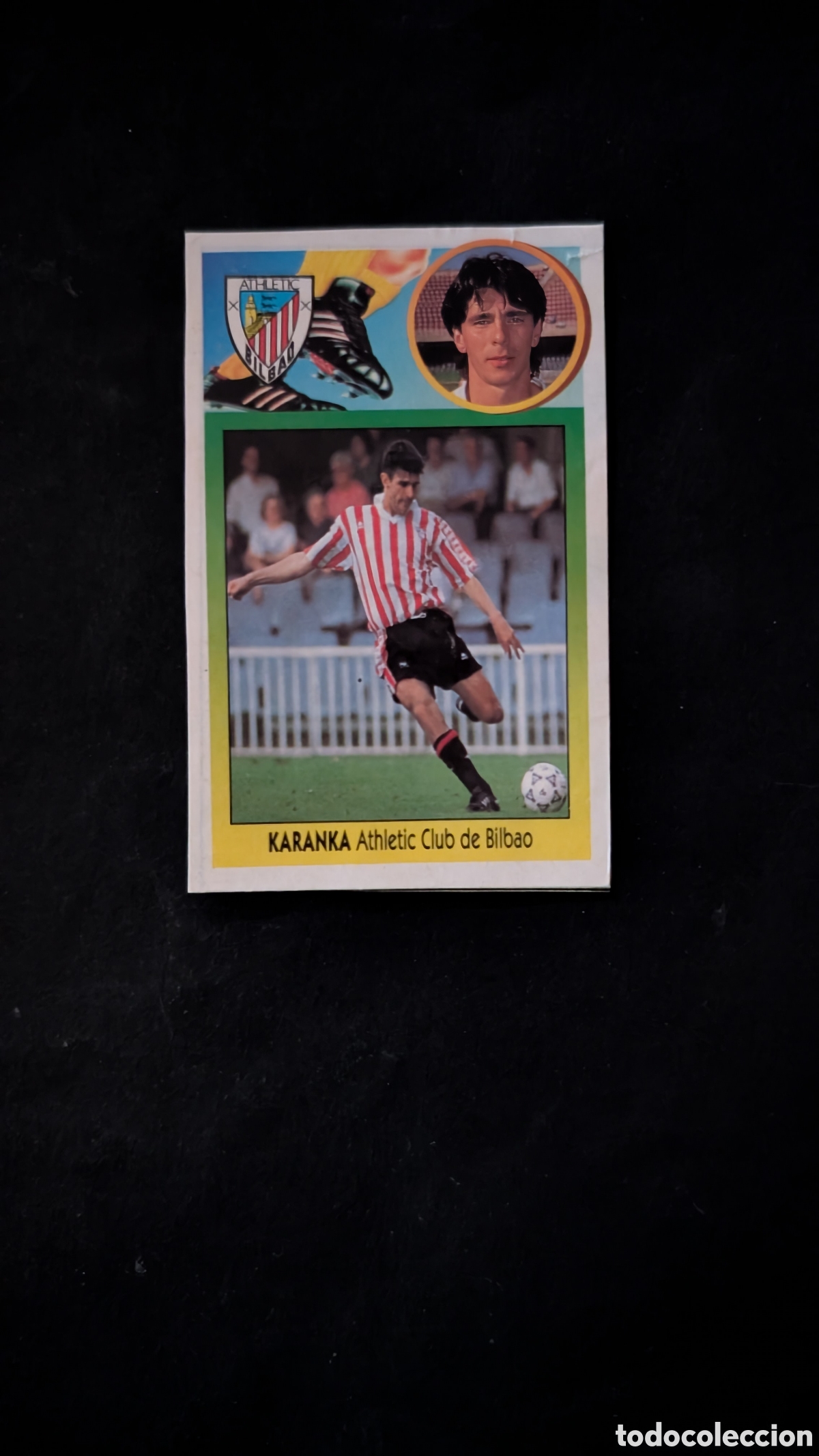 Football Stickers: KARANKA BILBAO FICHAJE 29 LIGA ESTE 1993/94 93 94 ADHESIVO RECORTADO