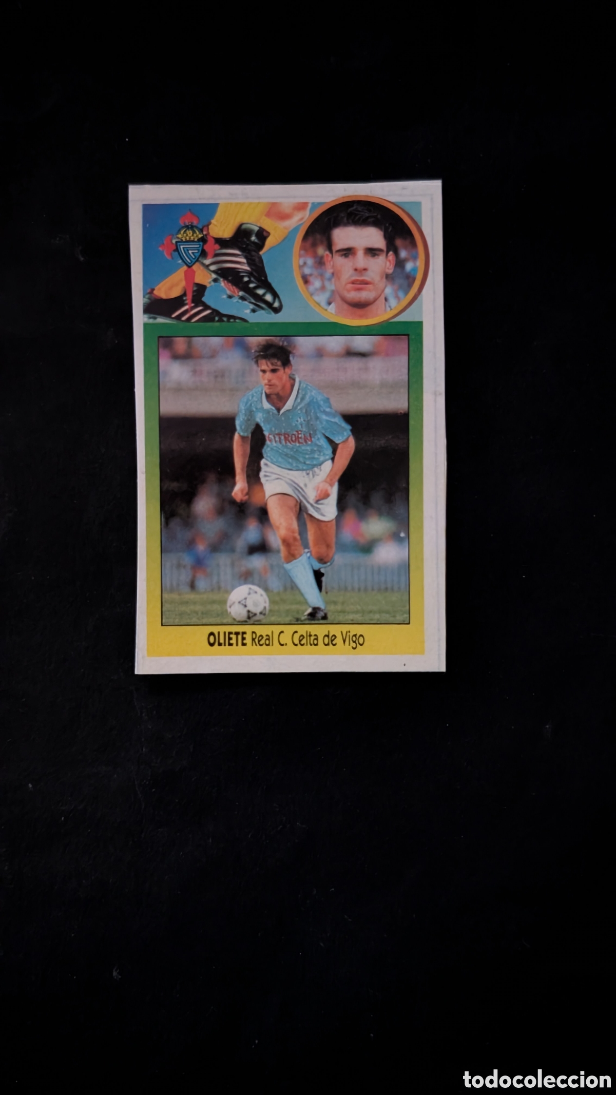 Football Stickers: OLIETE CELTA FICHAJE 30 LIGA ESTE 1993/94 93 94 ADHESIVO RECORTADO