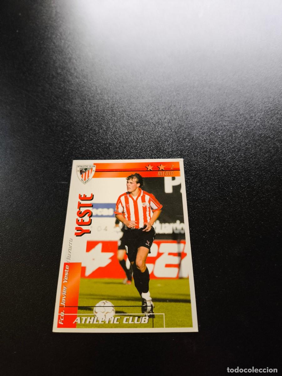 Football Stickers: Yeste ATHLETIC DE BILBAO FUTBOL MATCH TOTAL LIGA 2002 2003 02 03 NO PANINI ESTE ADRENALYN