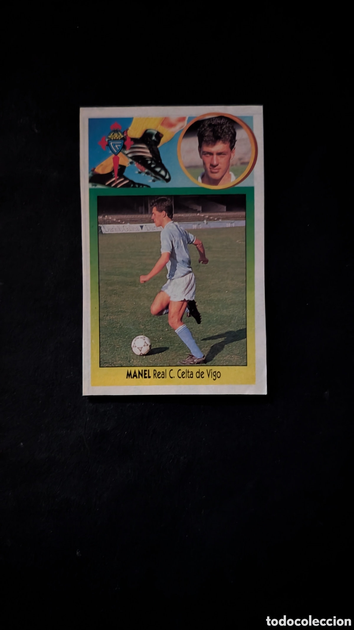 Football Stickers: MANEL CELTA FICHAJE 33 LIGA ESTE 1993/94 93 94 ADHESIVO RECORTADO