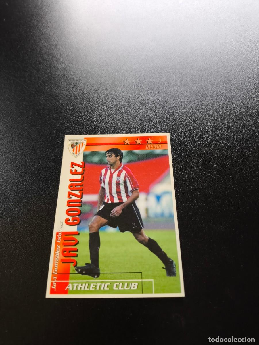 Football Stickers: Javi Gonz&aacute;lez ATHLETIC DE BILBAO FUTBOL MATCH TOTAL LIGA 2002 2003 02 03 NO PANINI ESTE ADRENALYN