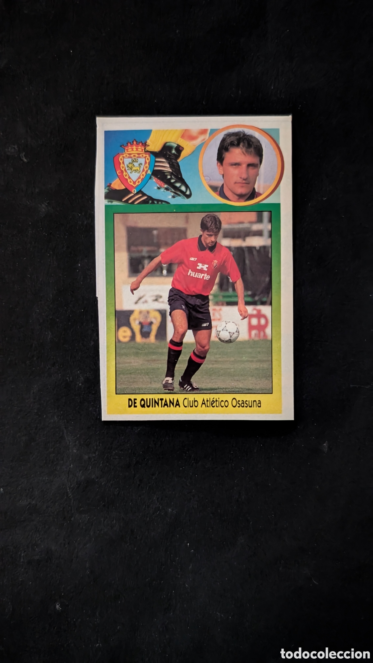 Figurine di Calcio: DE QUINTANA OSASUNA FICHAJE 36 LIGA ESTE 1993/94 93 94 ADHESIVO RECORTADO