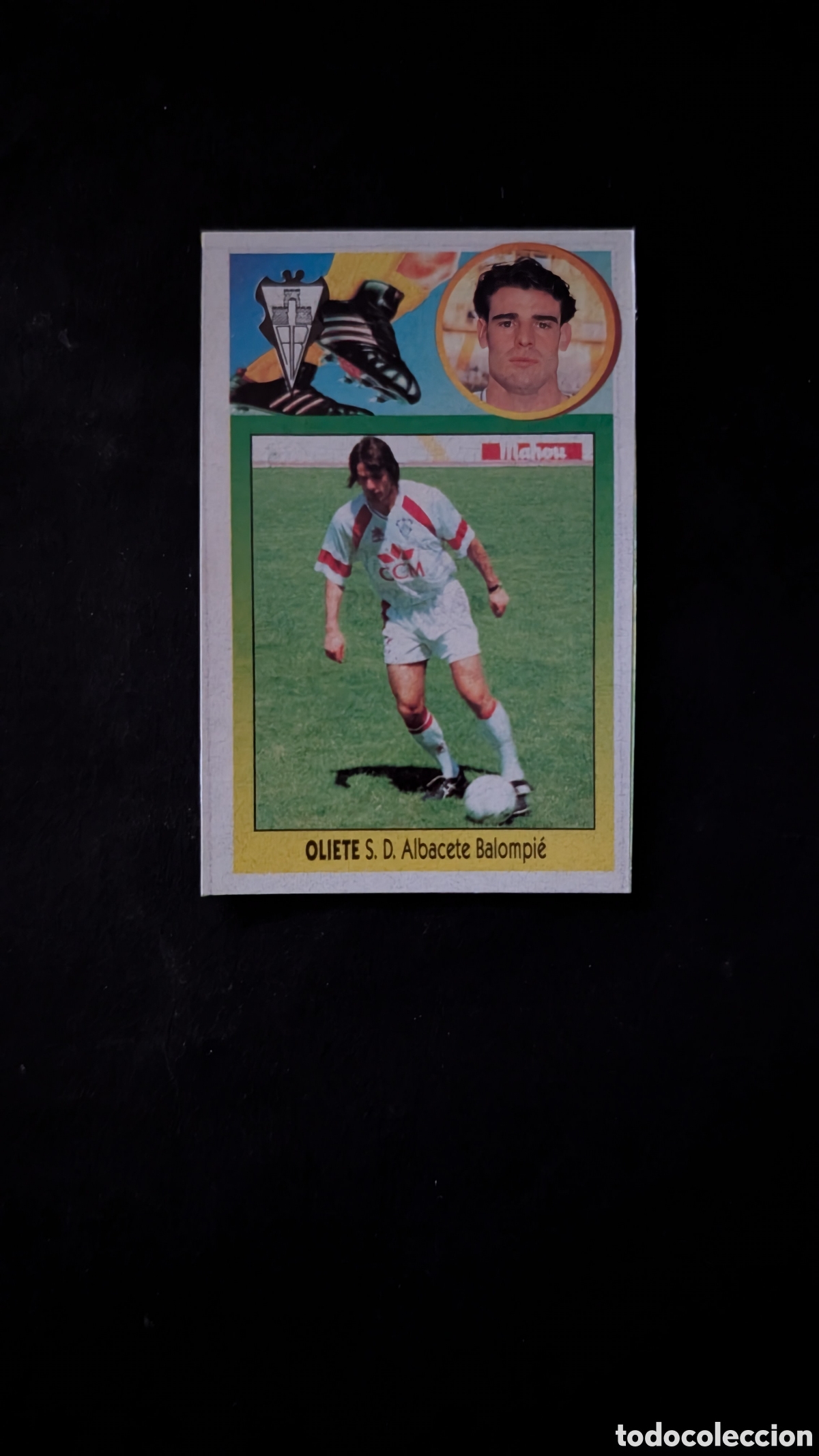 Figurine di Calcio: OLIETE ALBACETE BAJA LIGA ESTE 1993/94 93 94 ADHESIVO RECORTADO